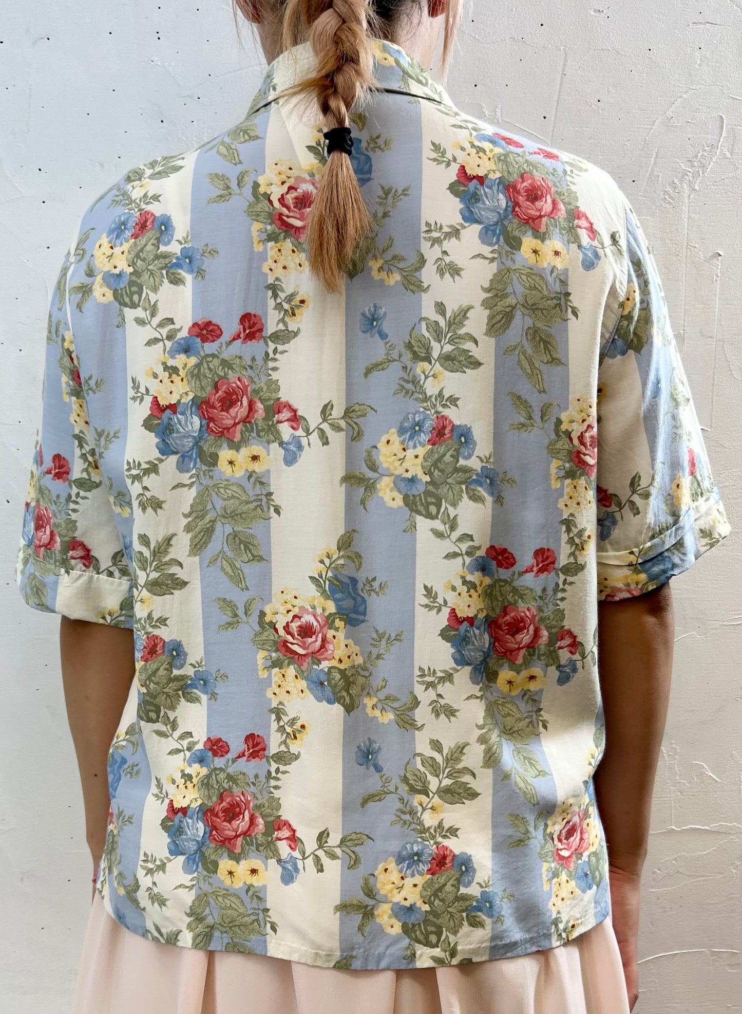 Vintage Viscose Shirt MADE IN ITALY [G27913]