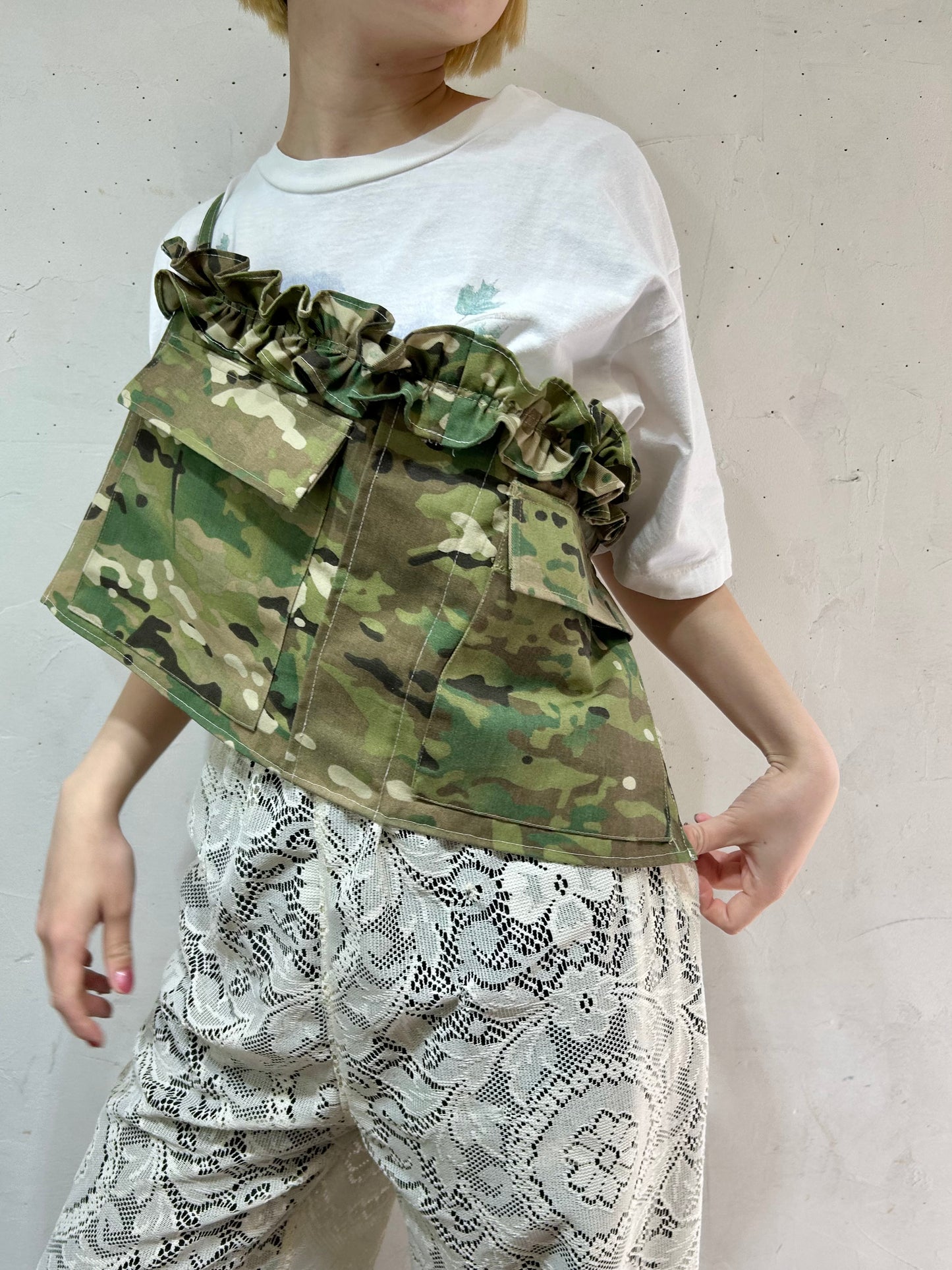 Vintage Military Apron 〜Amy Nina〜 [C26566]