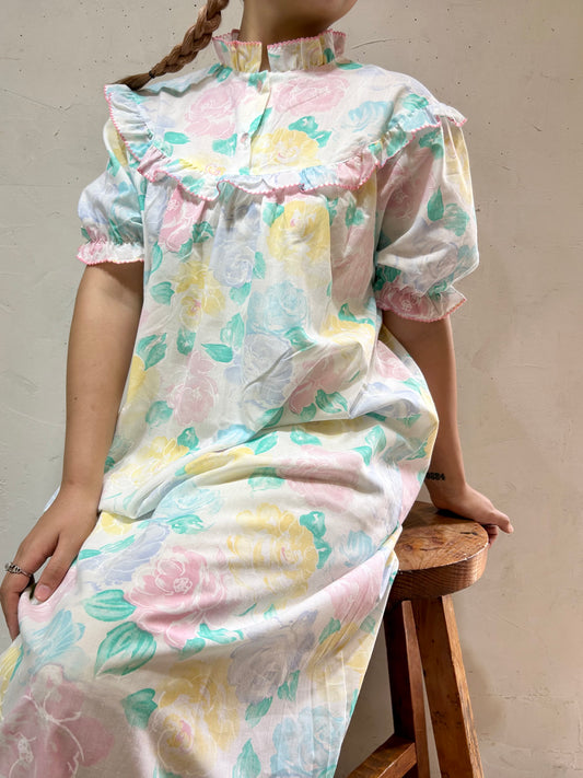 Vintage Flower Dress [E27171]