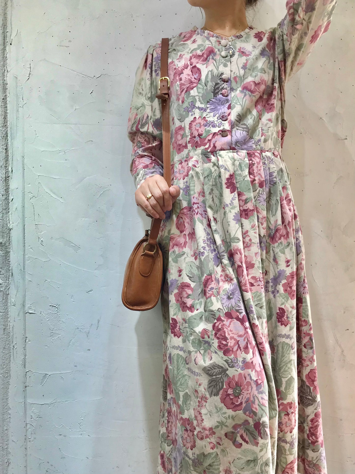 Vintage Flower Dress 〜Laura Ashley〜 [H24742]