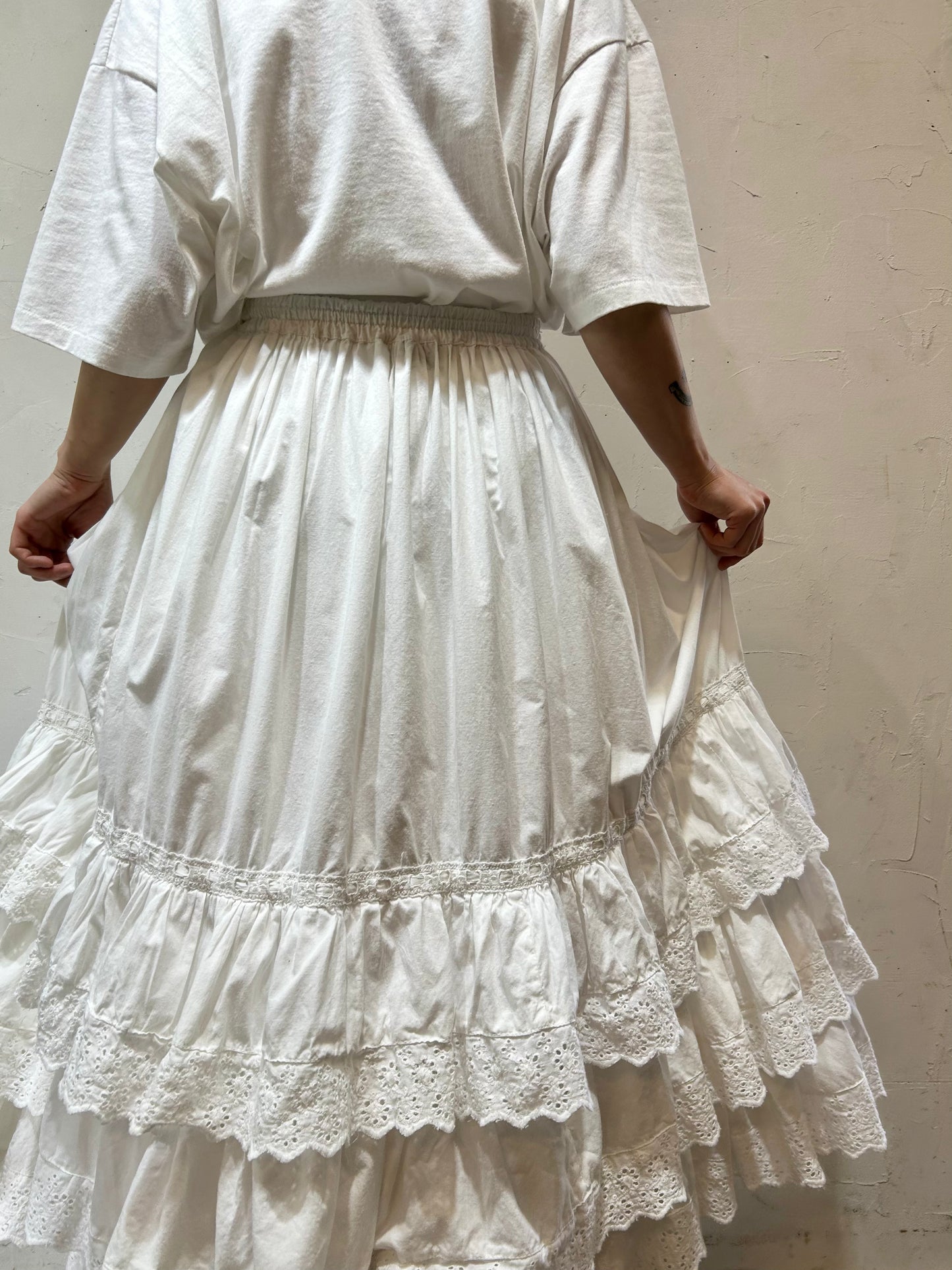 Vintage Tiered Skirt [D26899]