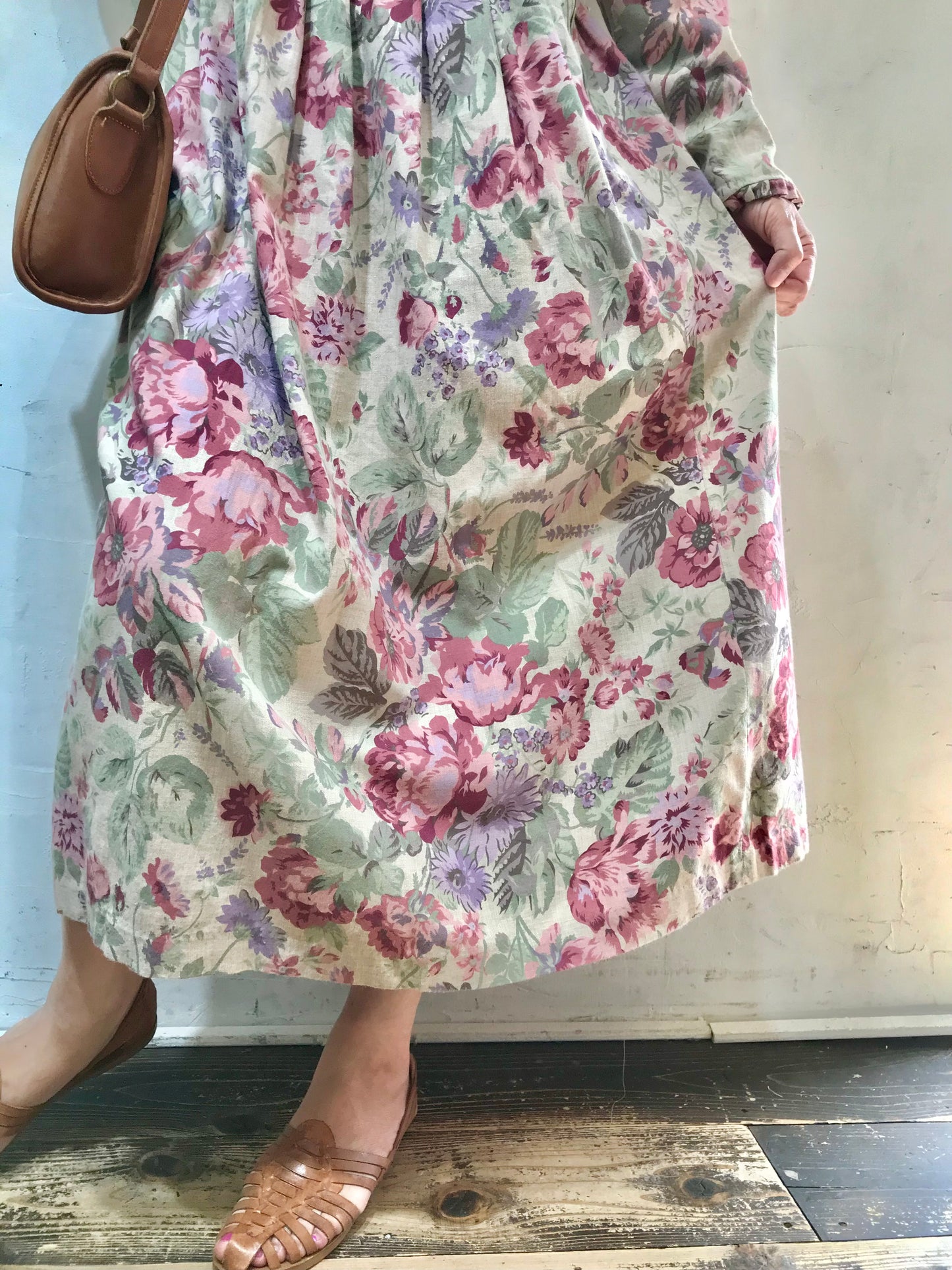 Vintage Flower Dress 〜Laura Ashley〜 [H24742]