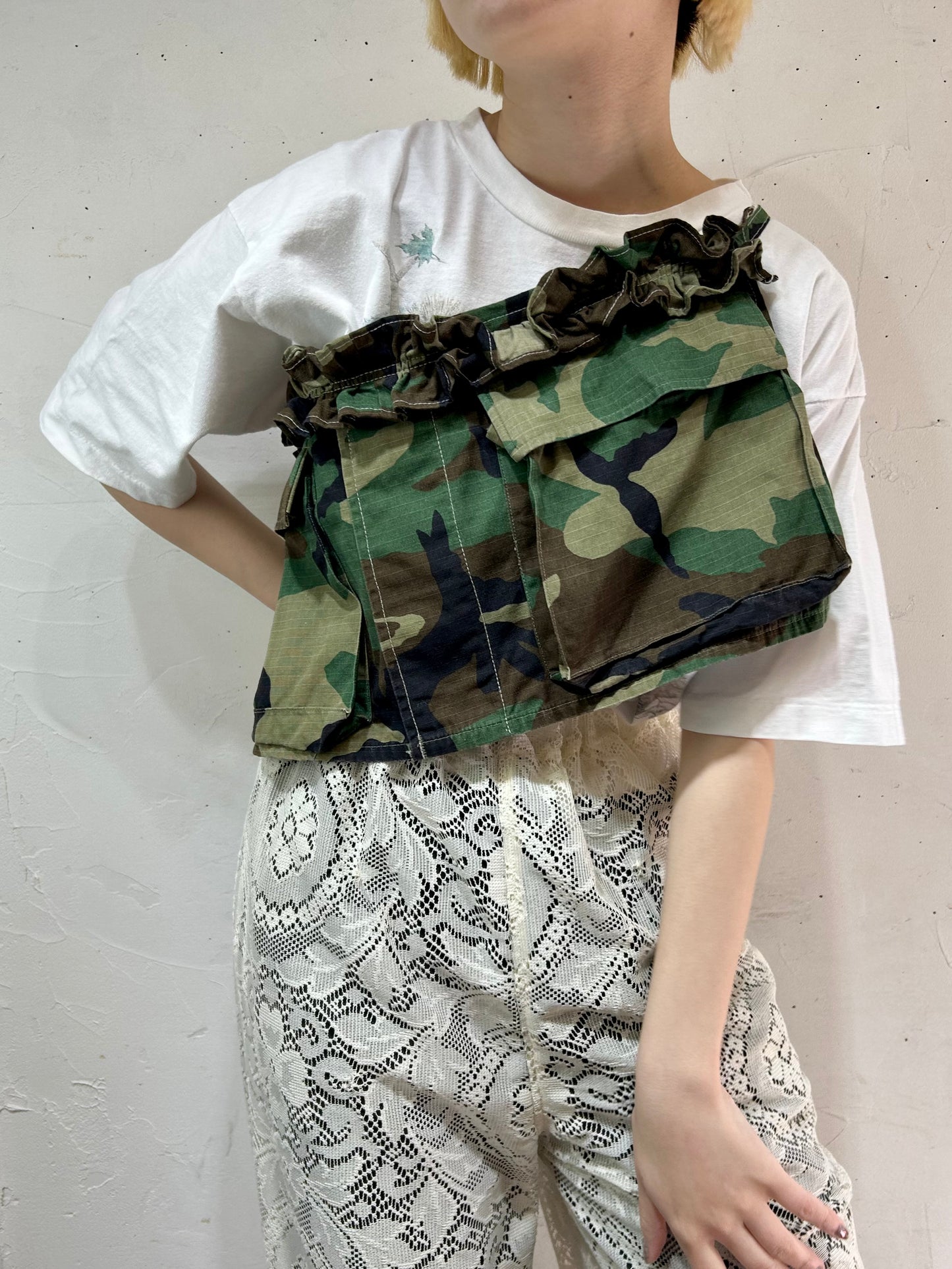 Vintage Military Apron 〜Amy Nina〜 [C26565]