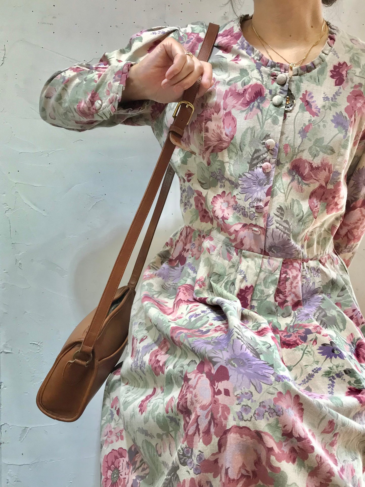 Vintage Flower Dress 〜Laura Ashley〜 [H24742]