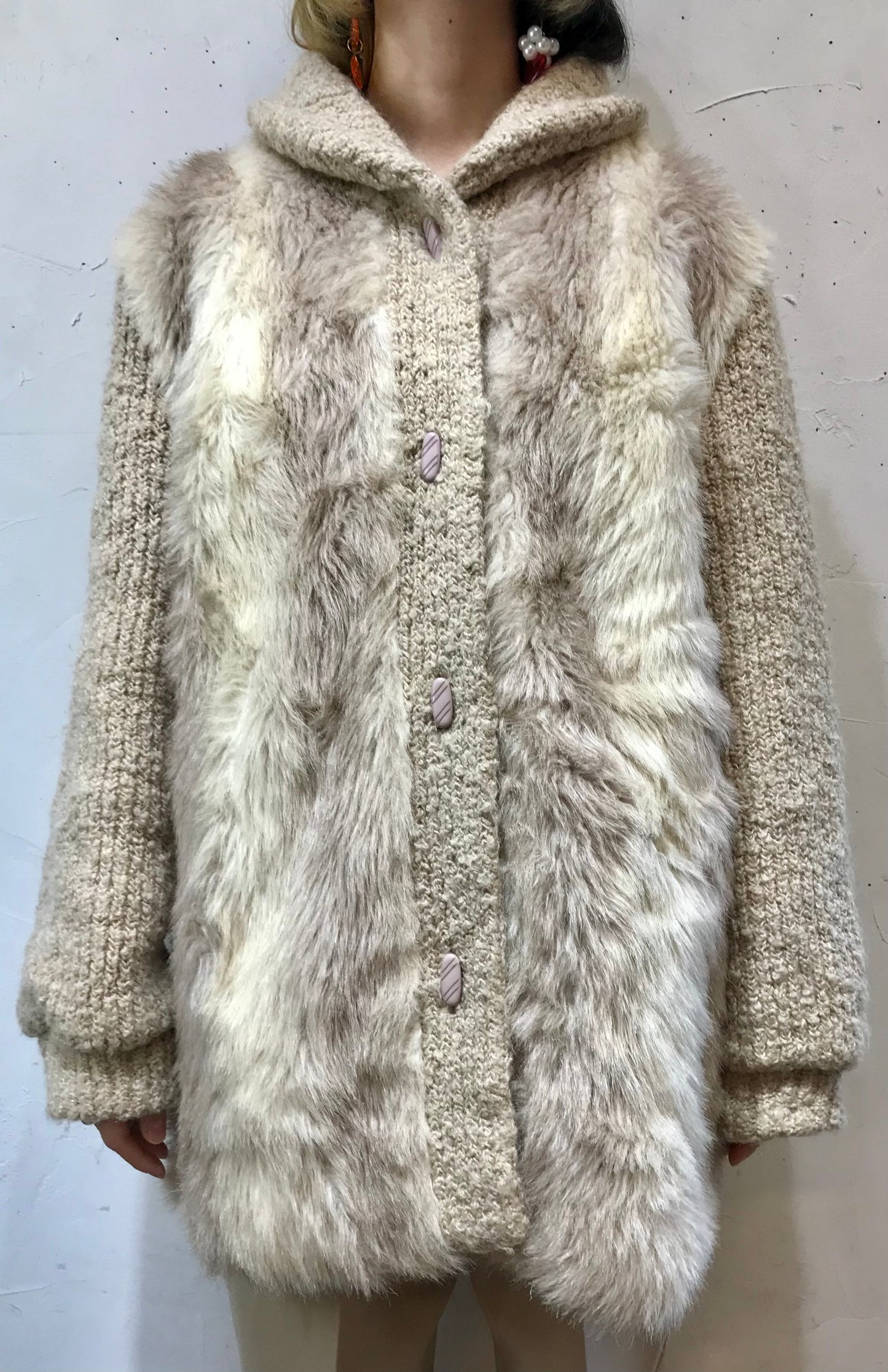 Vintage Eco Fur Jacket UNION MADE [K25627]