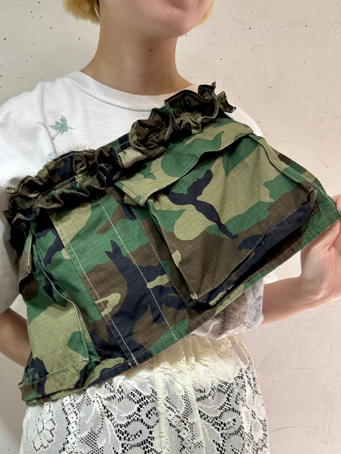 Vintage Military Apron 〜Amy Nina〜 [C26565]