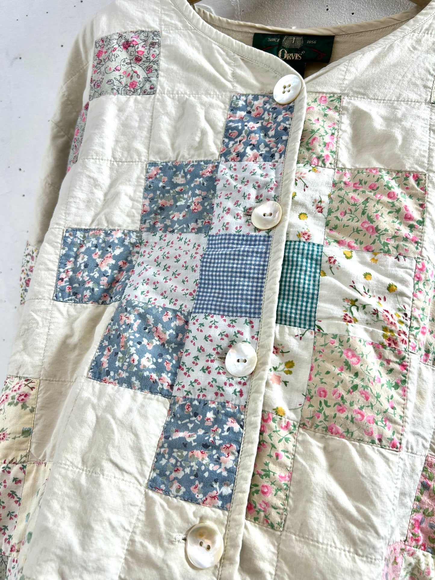 Vintage Patchwork Quilt Jacket 〜ORVIS〜 [L29145]