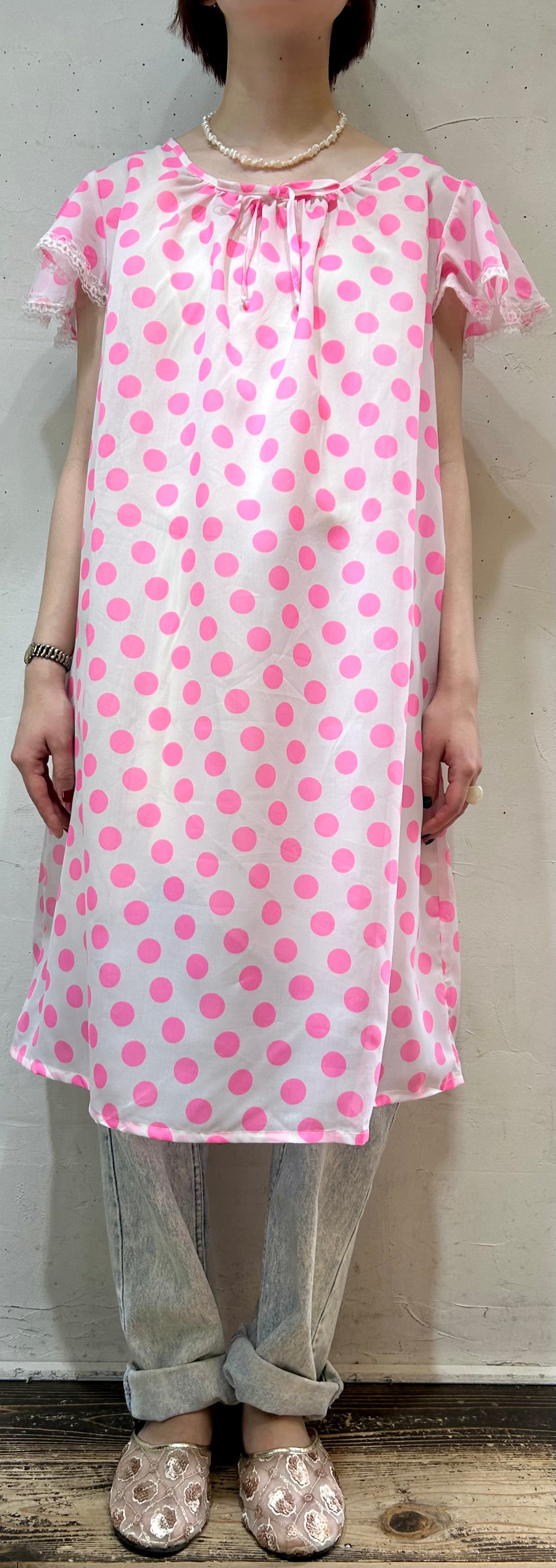 Vintage Dot Dress [E27166]