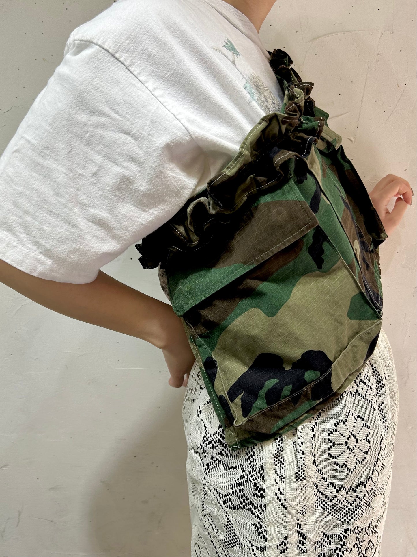 Vintage Military Apron 〜Amy Nina〜 [C26565]