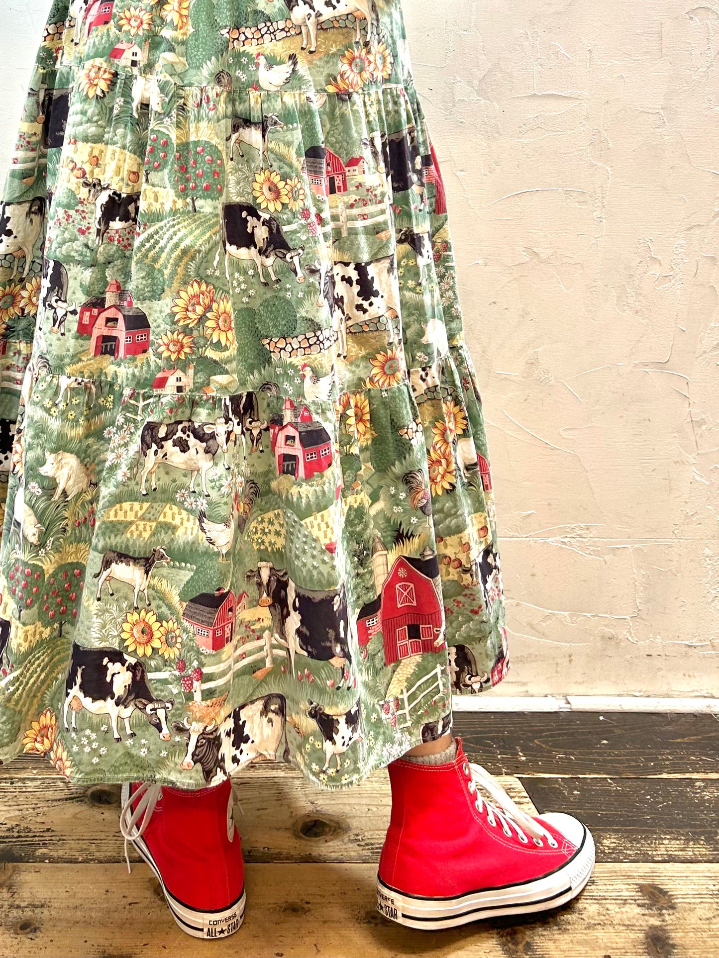 Vintage Tiered Skirt [K28923]