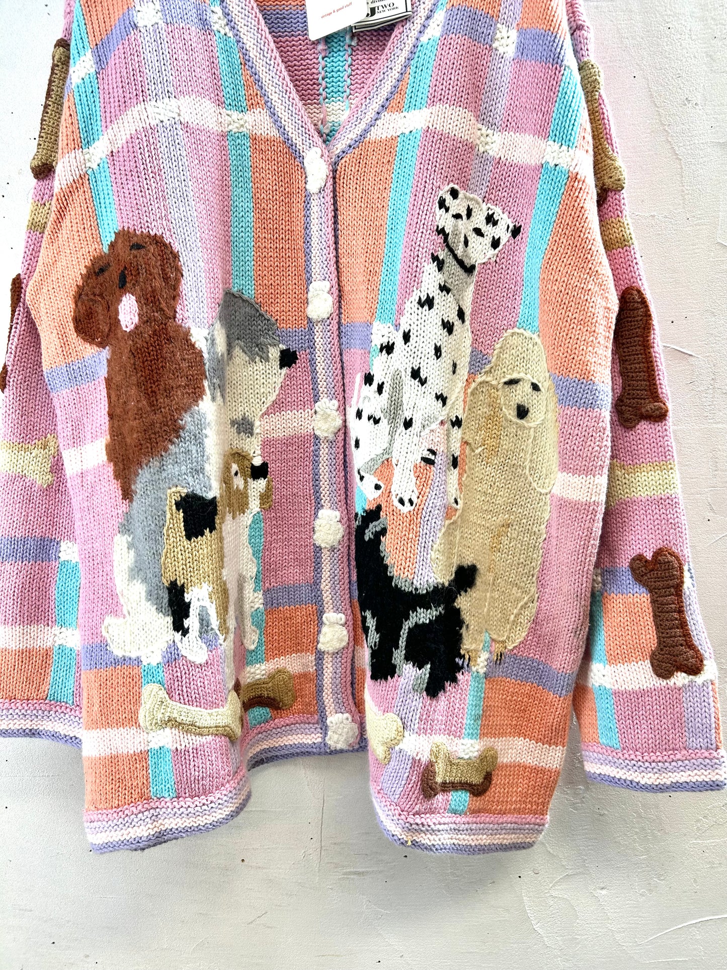 Vintage Knit Cardigan ~Dead Stock~ [I28476]