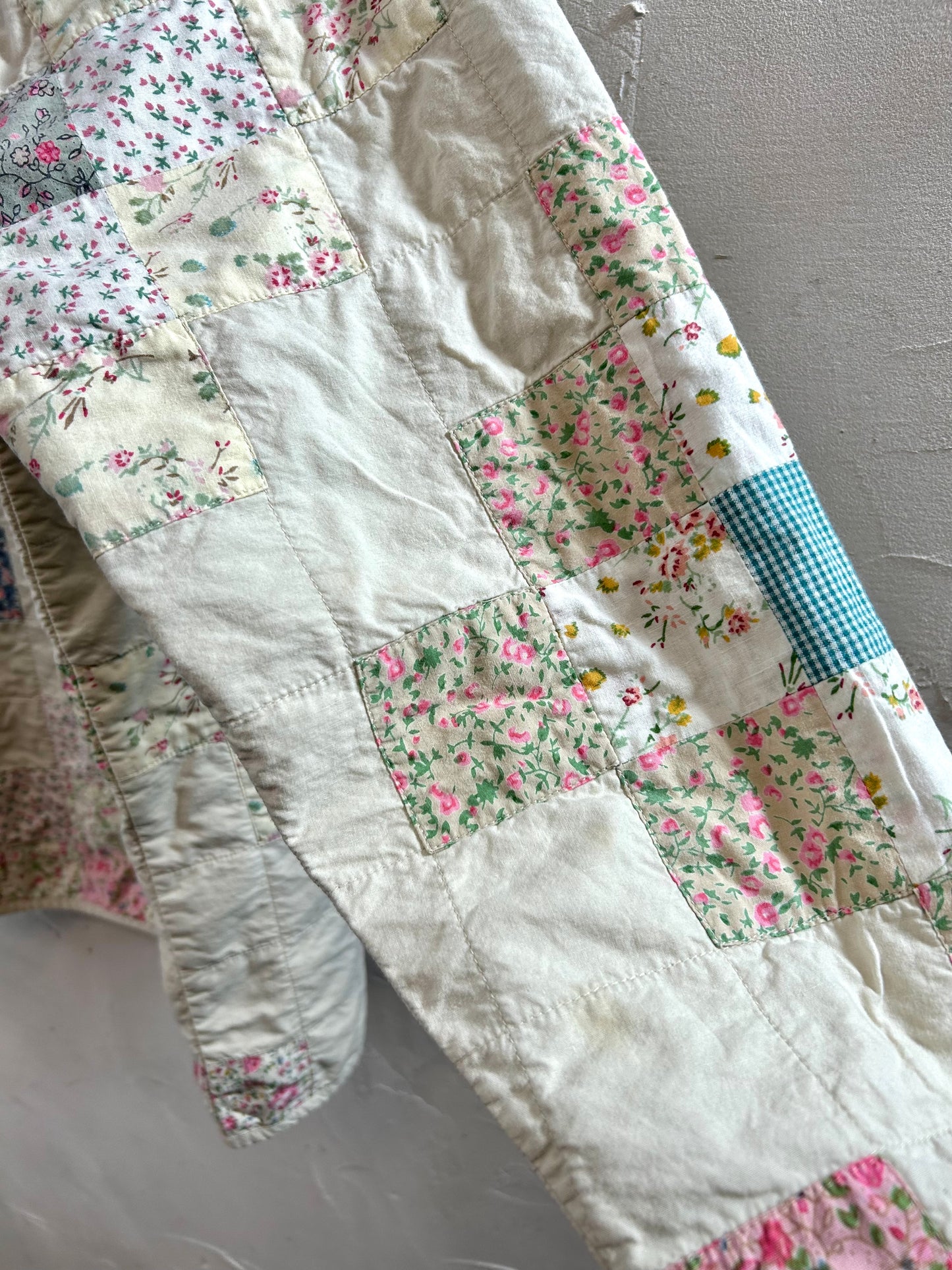 Vintage Patchwork Quilt Jacket 〜ORVIS〜 [L29145]