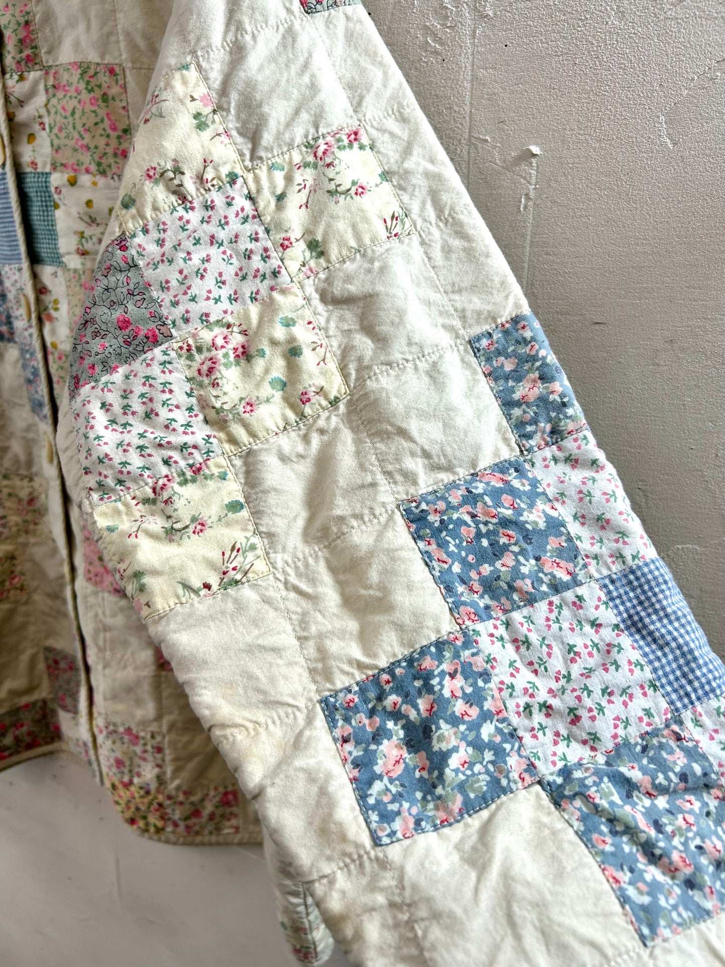 Vintage Patchwork Quilt Jacket 〜ORVIS〜 [L29145]