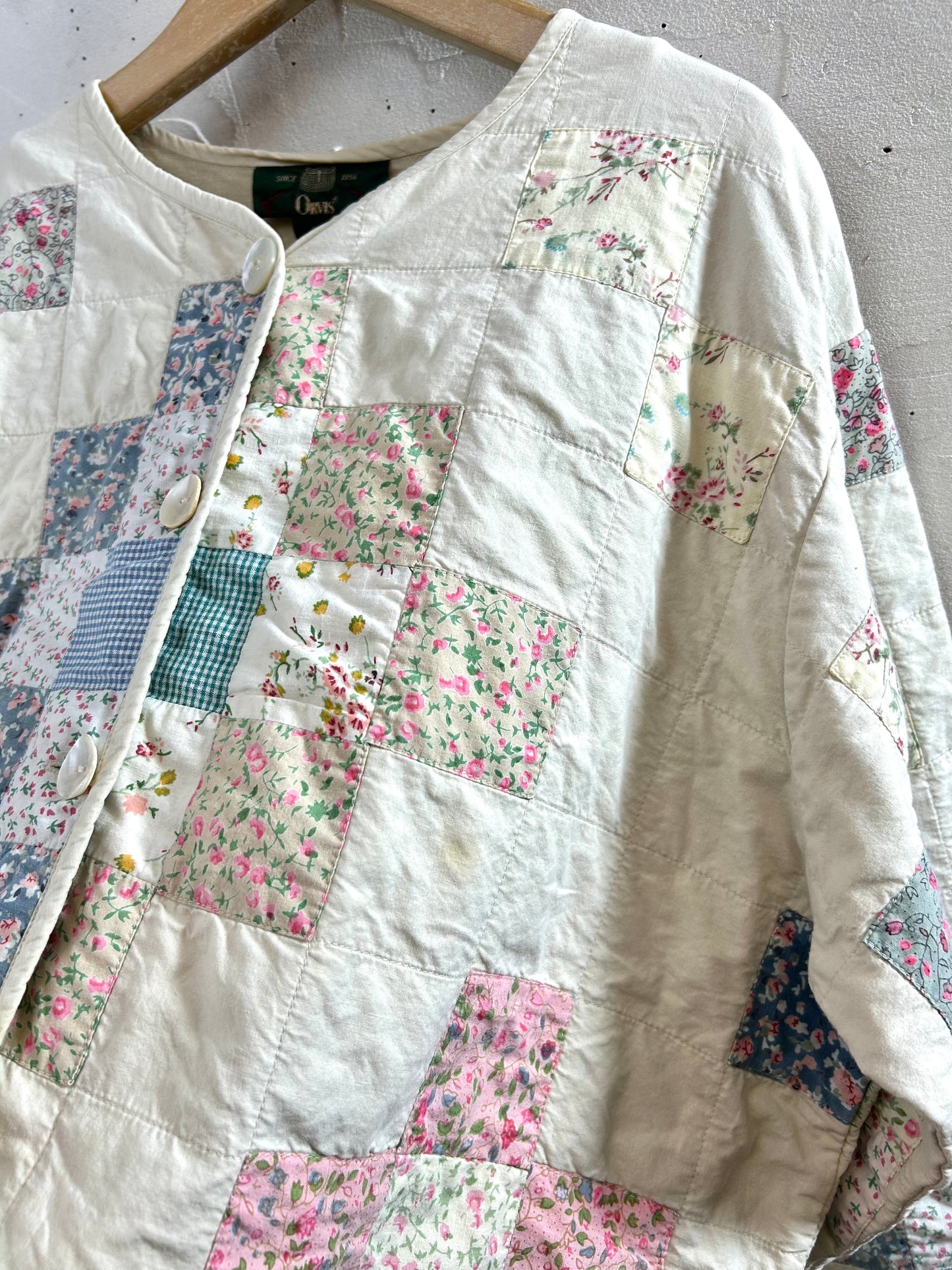 Vintage Patchwork Quilt Jacket 〜ORVIS〜 [L29145]