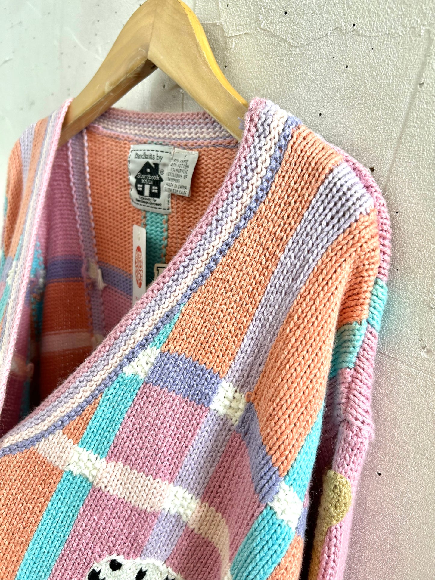 Vintage Knit Cardigan ~Dead Stock~ [I28476]