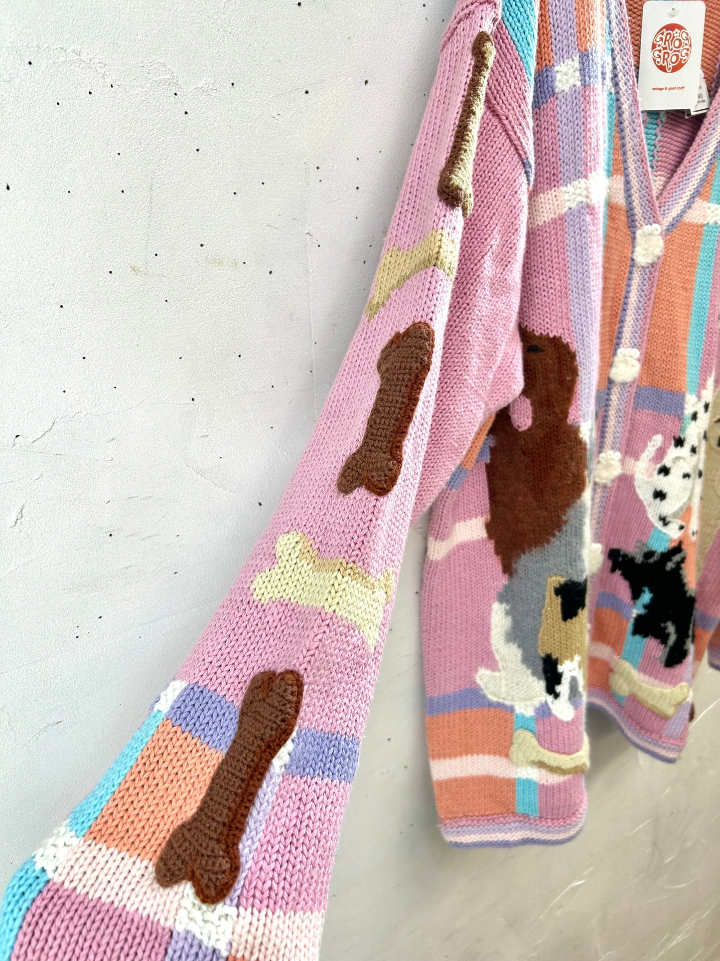 Vintage Knit Cardigan ~Dead Stock~ [I28476]