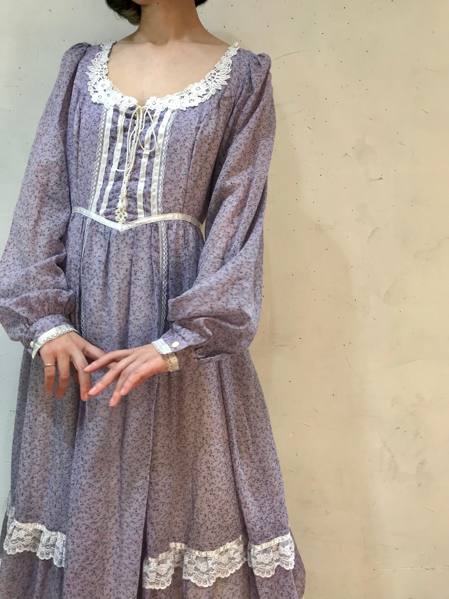 ’70s Vintage Dress〜GUNNE SAX〜[J25385］