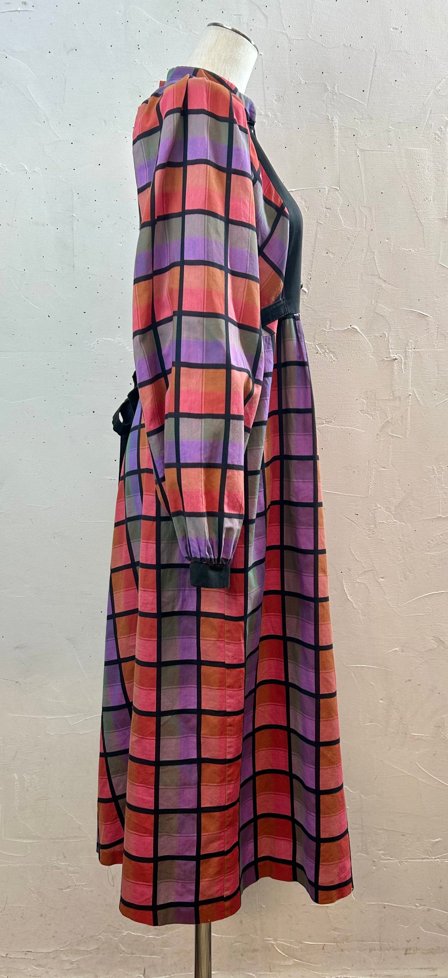 Vintage Plaid Dress [B29586]