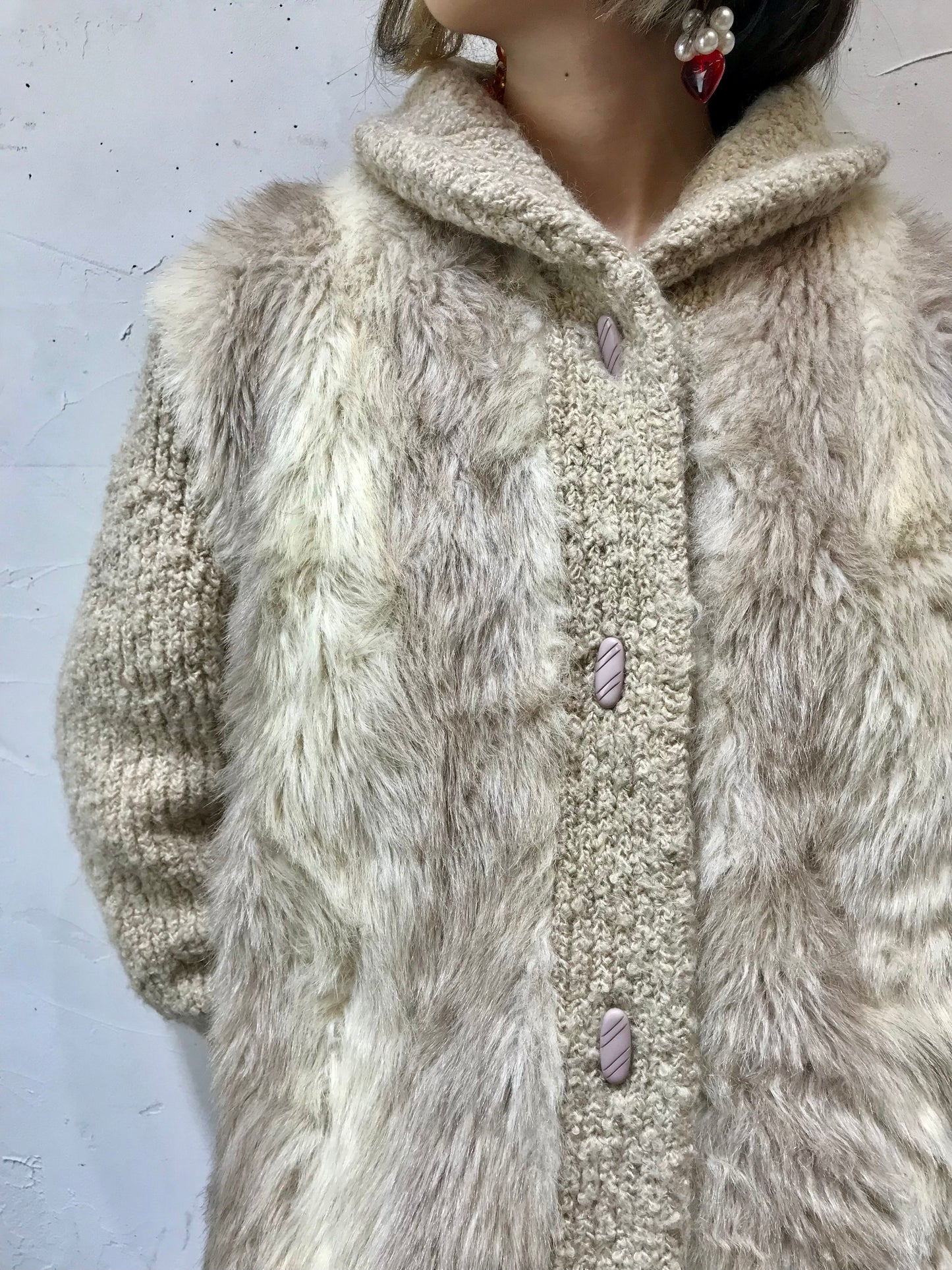 Vintage Eco Fur Jacket UNION MADE [K25627]