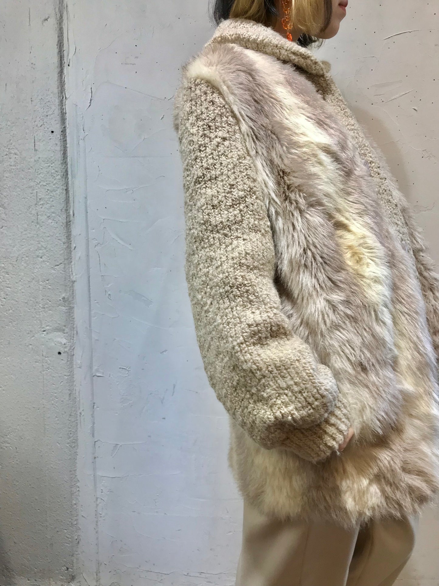 Vintage Eco Fur Jacket UNION MADE [K25627]