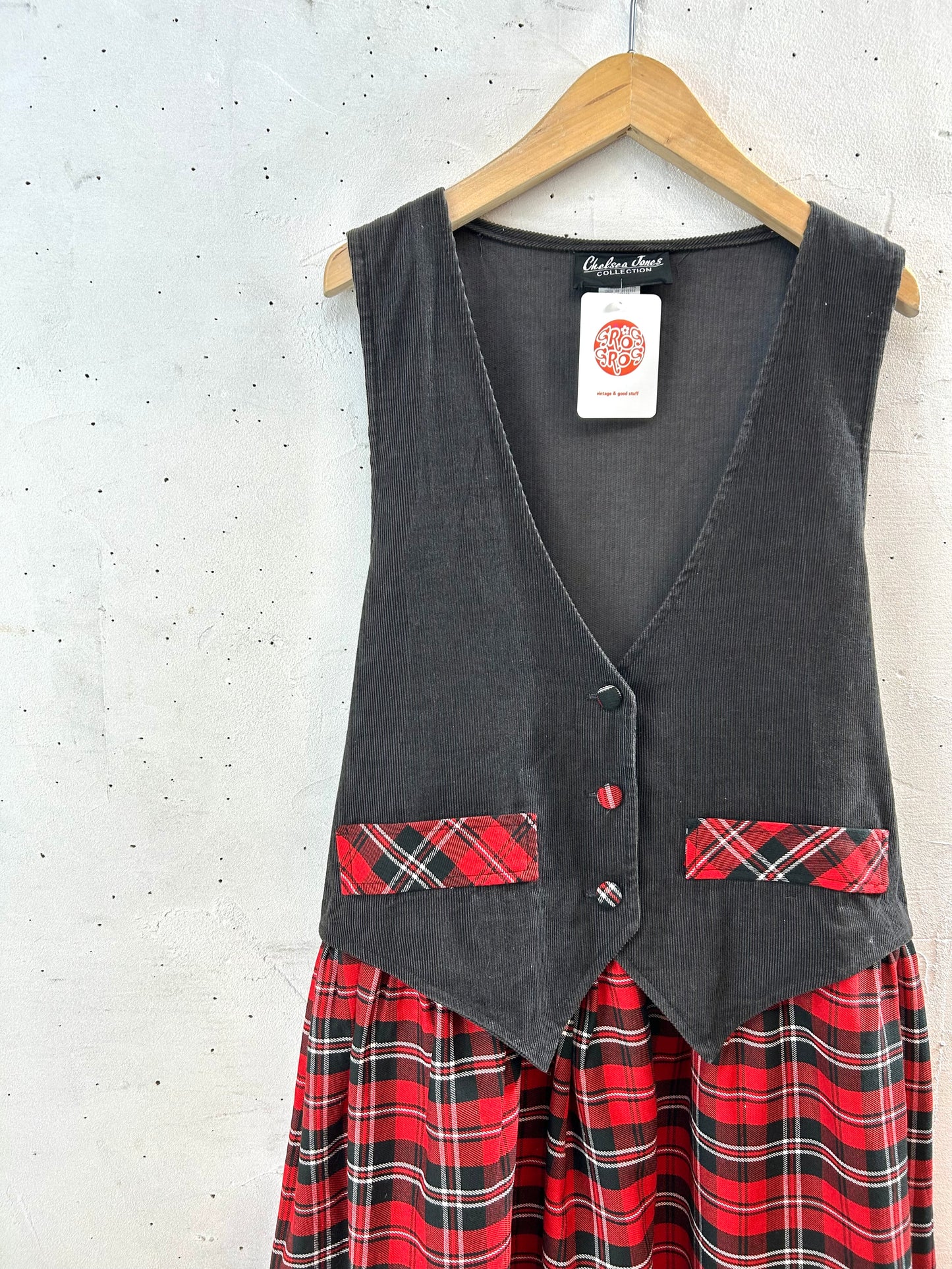 Vintage Layered Style Dress  [L29146]