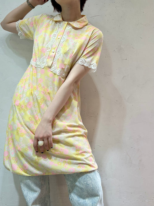 Vintage Flower Dress [E27167]