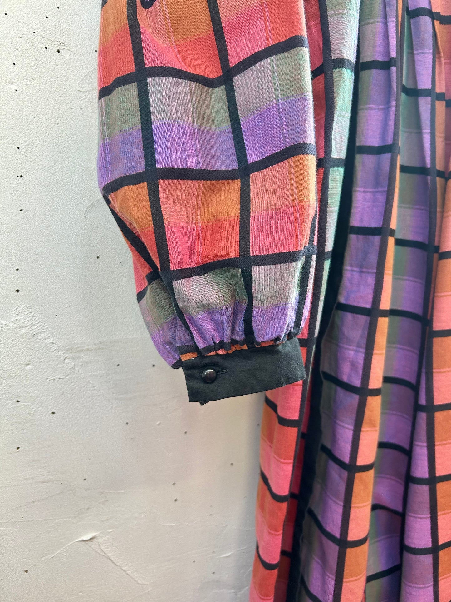 Vintage Plaid Dress [B29586]