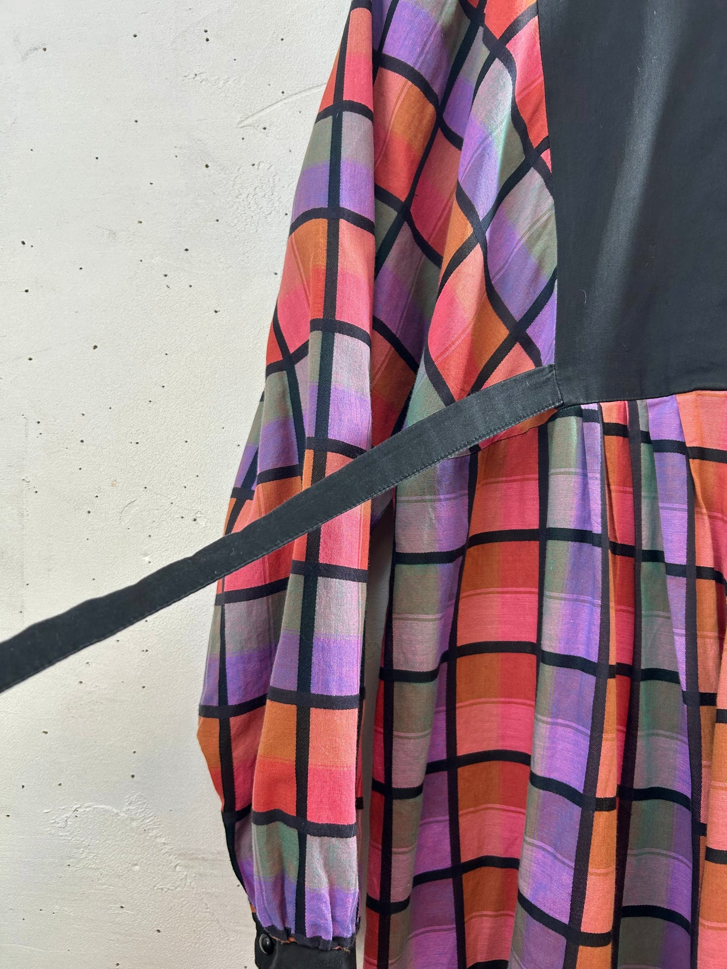 Vintage Plaid Dress [B29586]