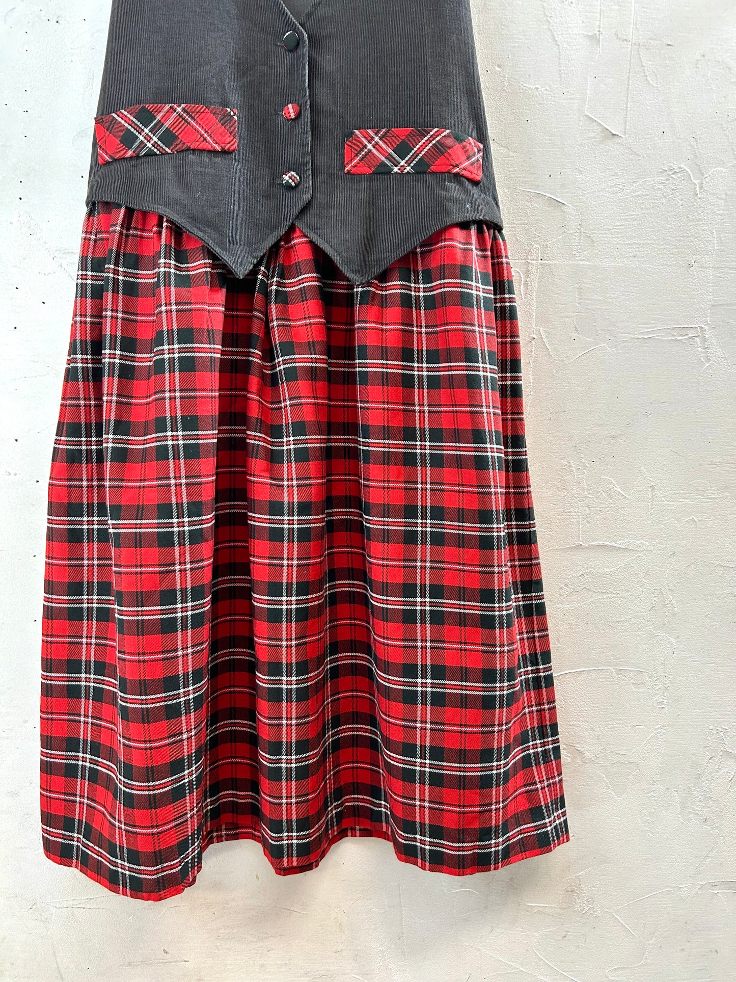 Vintage Layered Style Dress  [L29146]