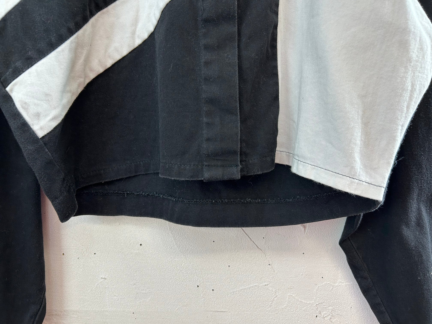 Vintage Asymmetry Design Shirt MADE lN USA [D30020]