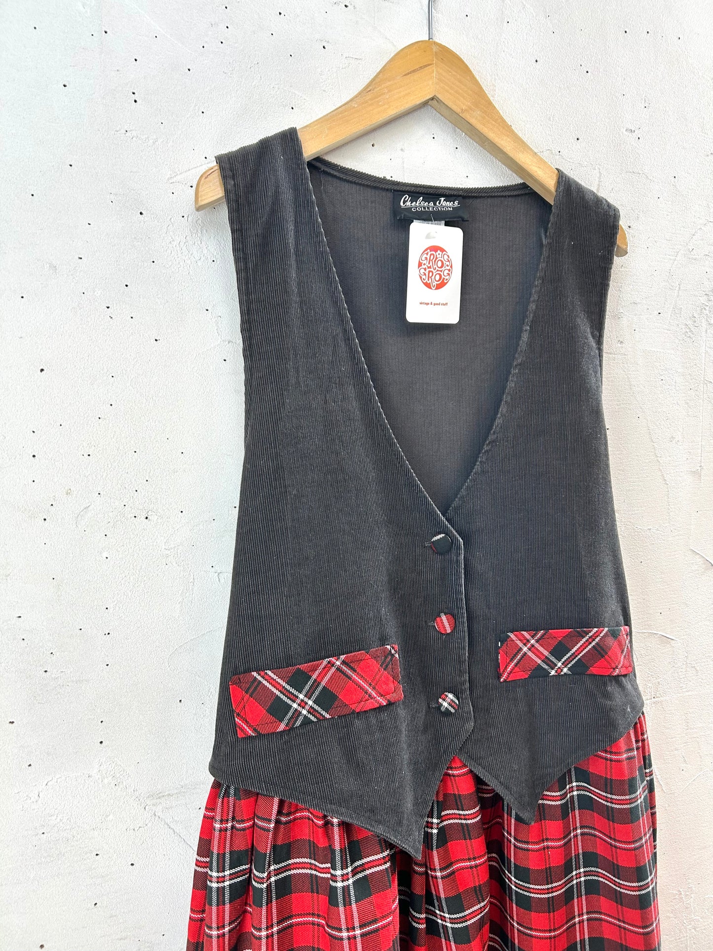 Vintage Layered Style Dress  [L29146]
