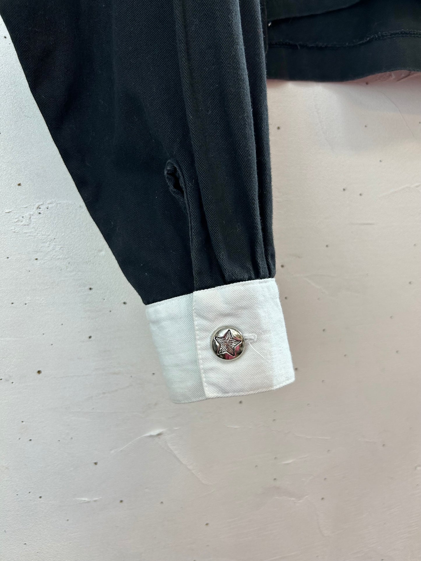 Vintage Asymmetry Design Shirt MADE lN USA [D30020]