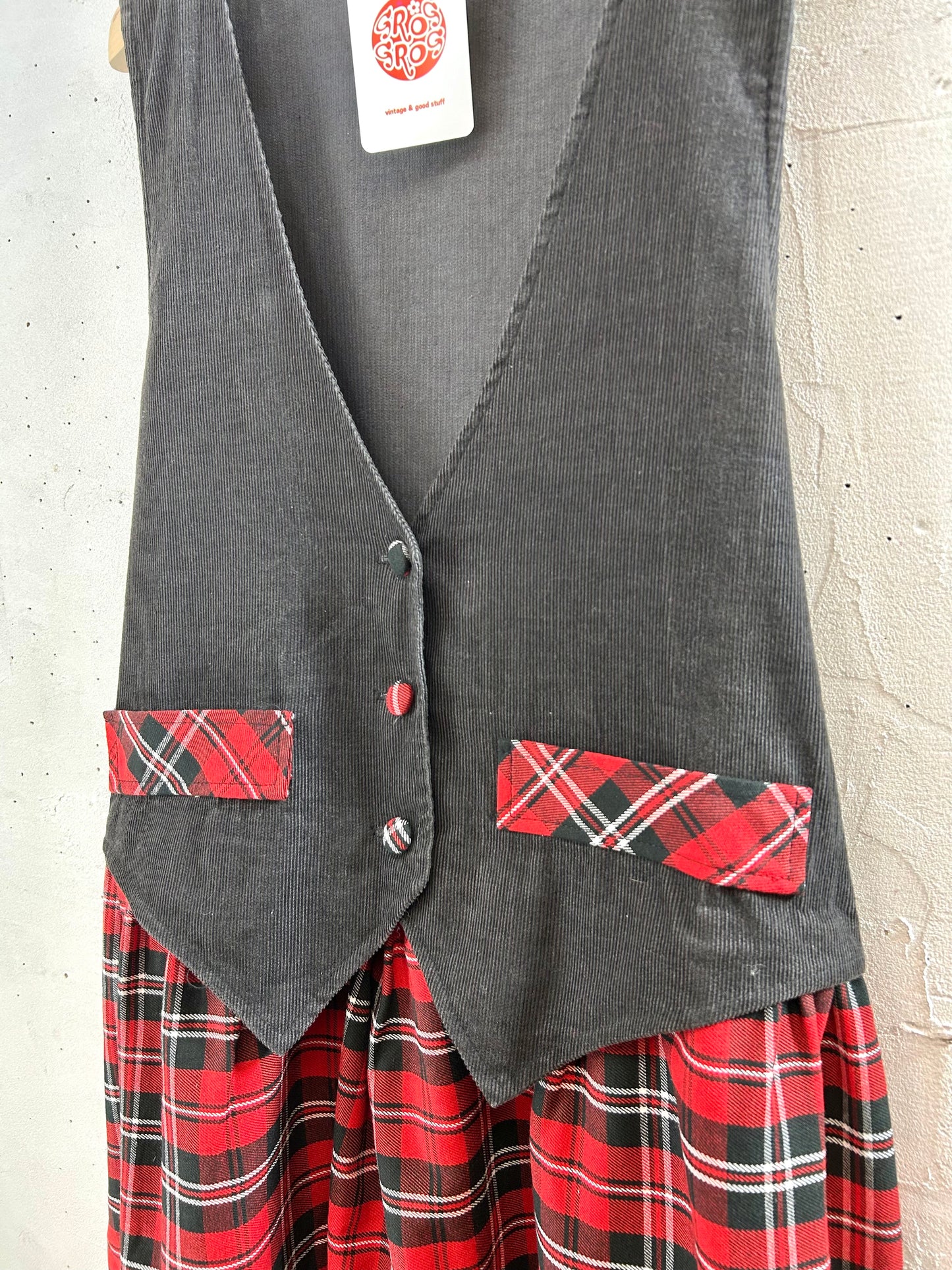 Vintage Layered Style Dress  [L29146]