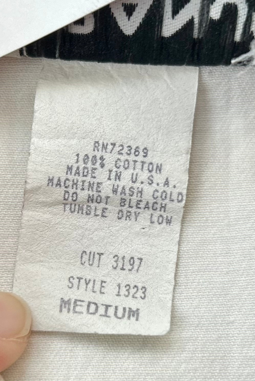 Vintage Asymmetry Design Shirt MADE lN USA [D30020]