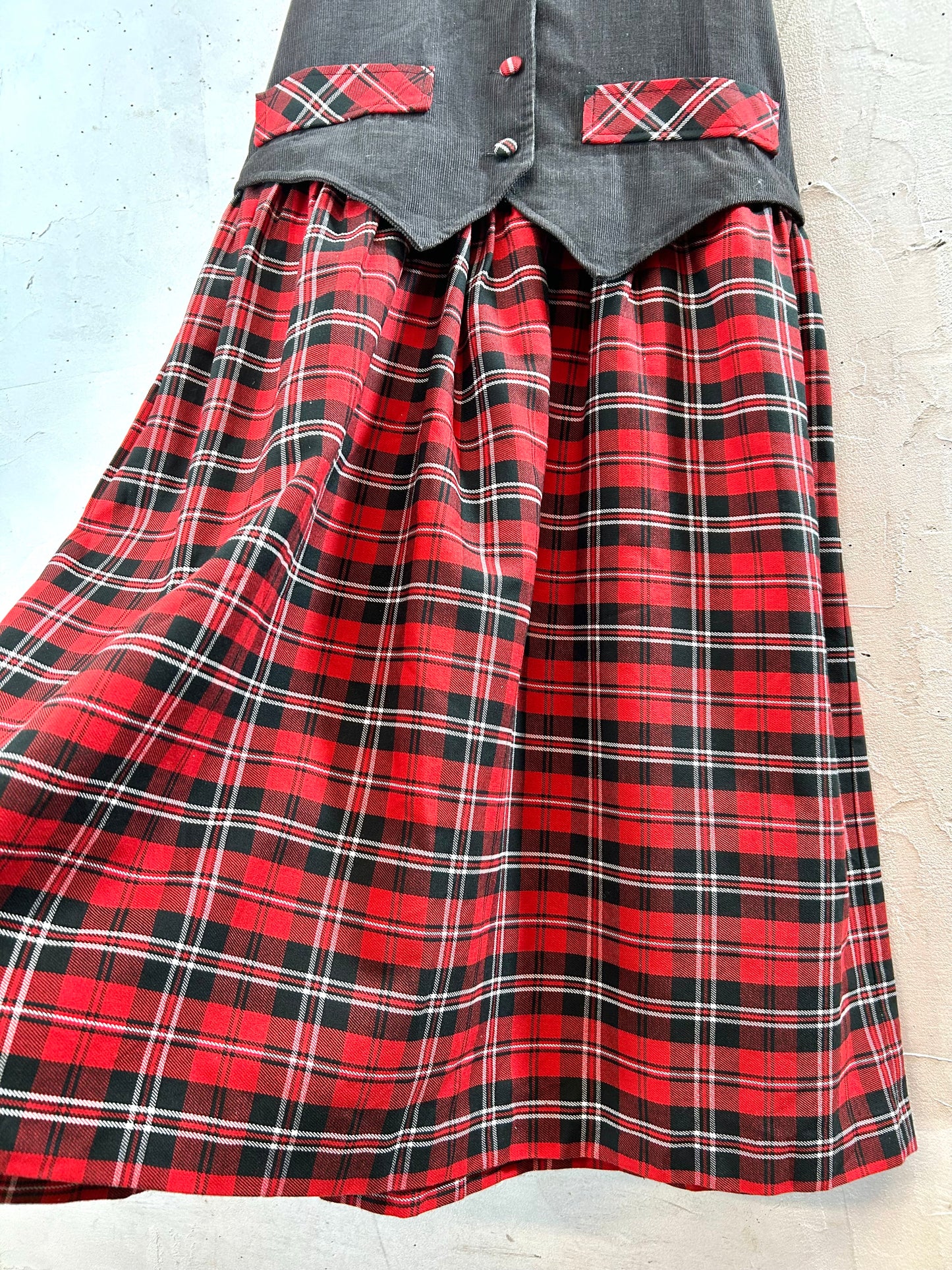 Vintage Layered Style Dress  [L29146]