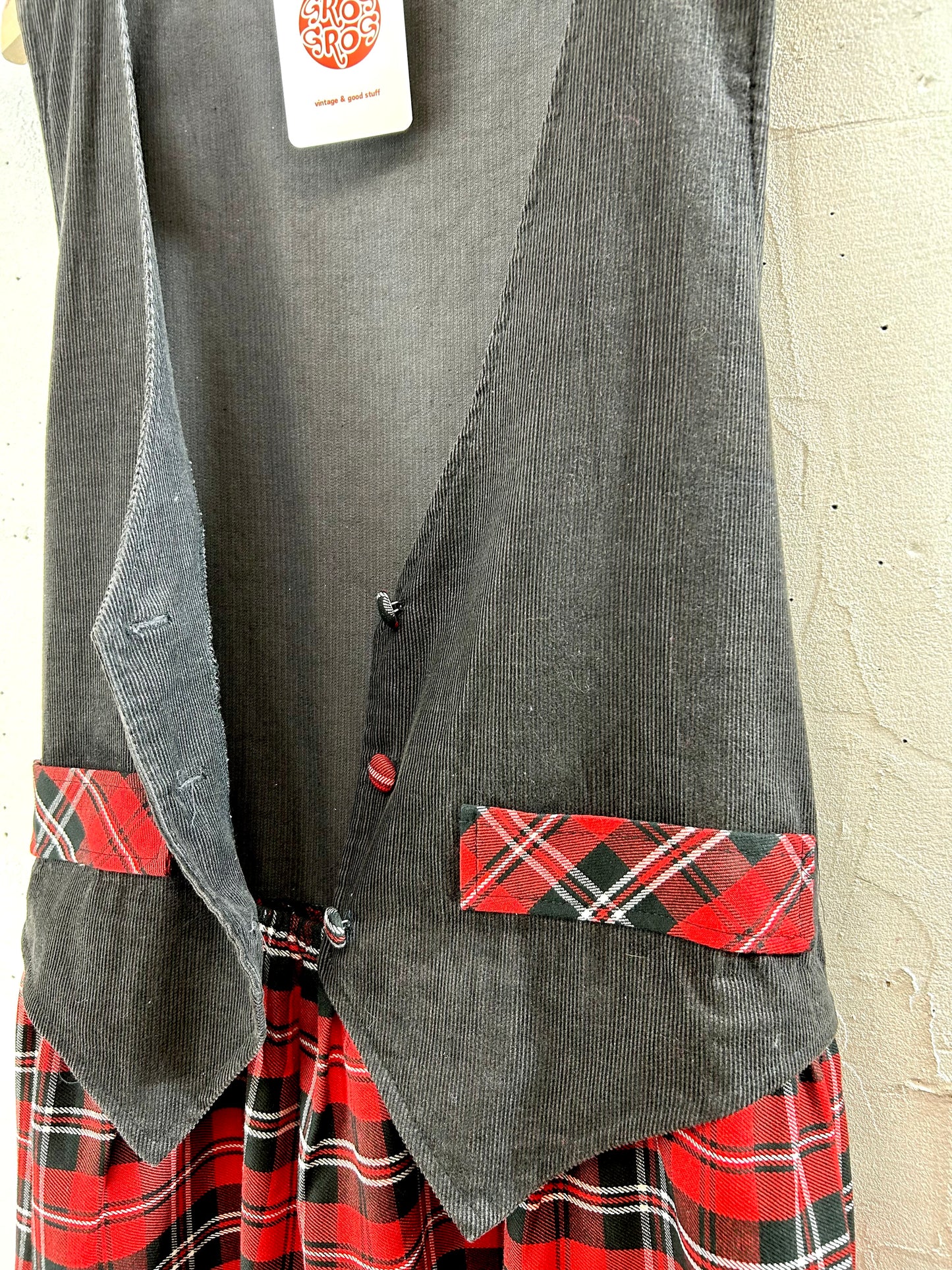 Vintage Layered Style Dress  [L29146]