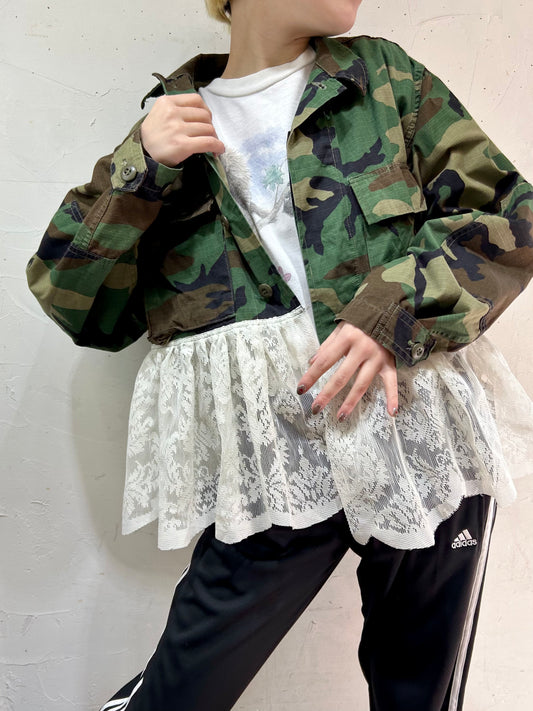 Vintage Military × Lace Jacket 〜Amy Nina〜 [C26569]