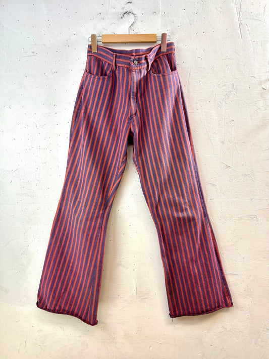 Vintage Stripe Flare Pants [F30430]