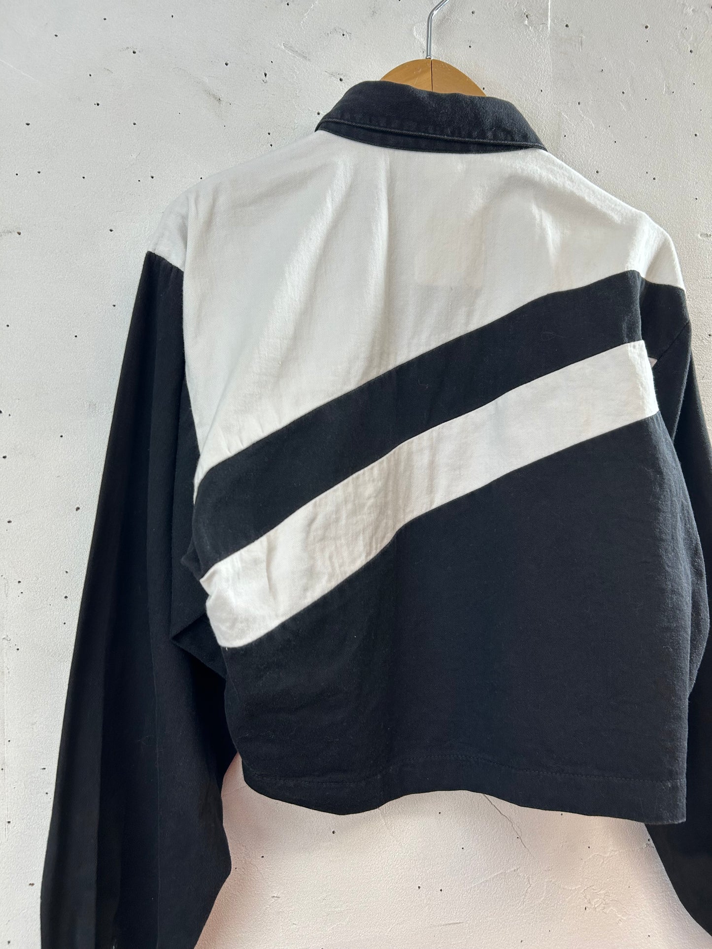 Vintage Asymmetry Design Shirt MADE lN USA [D30020]