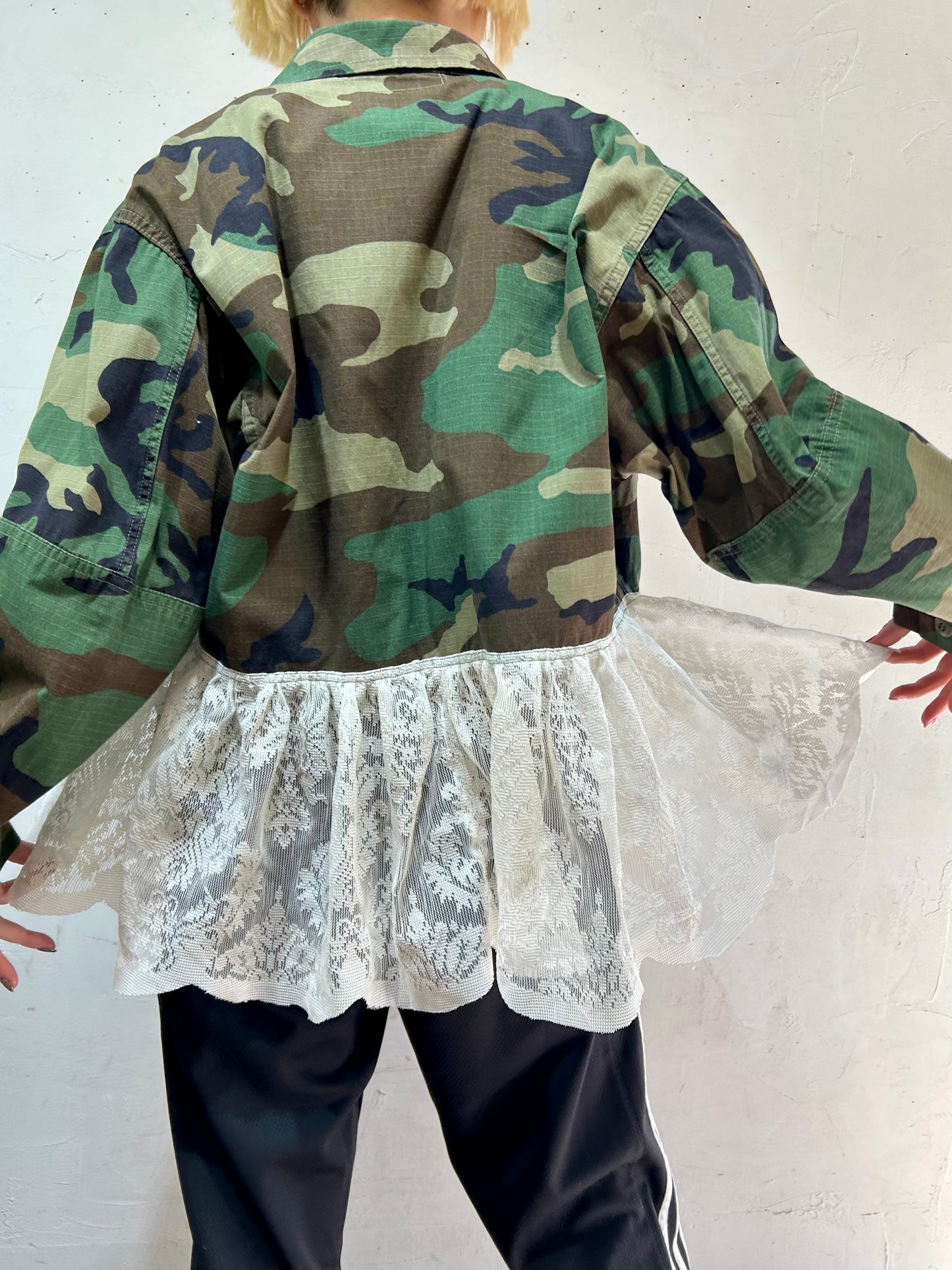 Vintage Military × Lace Jacket 〜Amy Nina〜 [C26569]