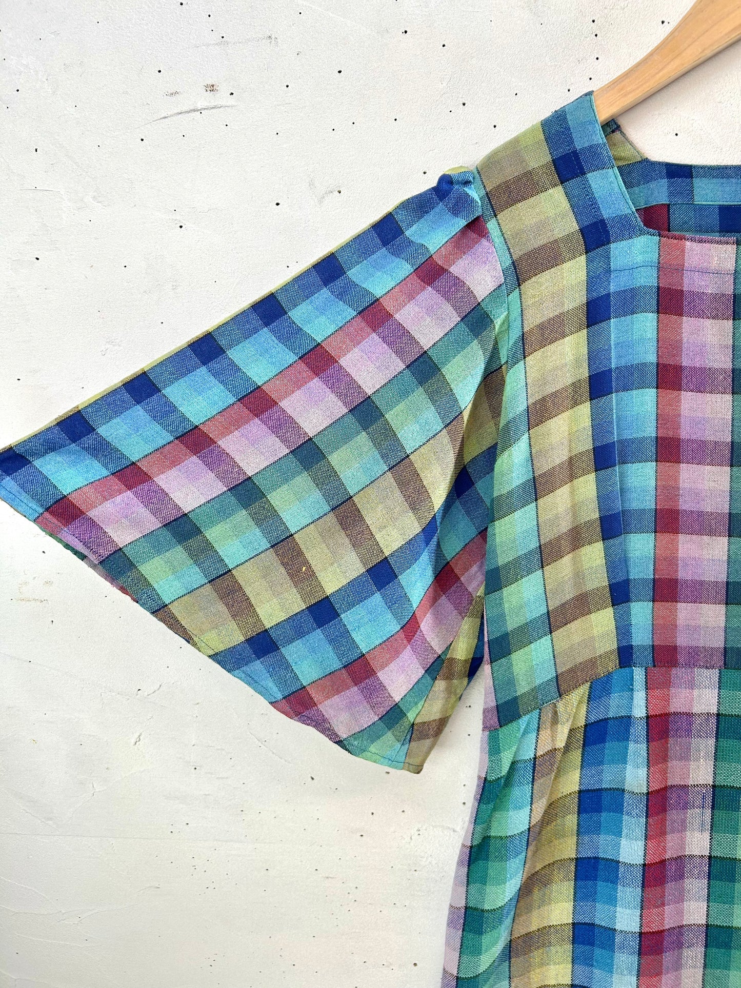 Vintage Plaid Dress [C29800]
