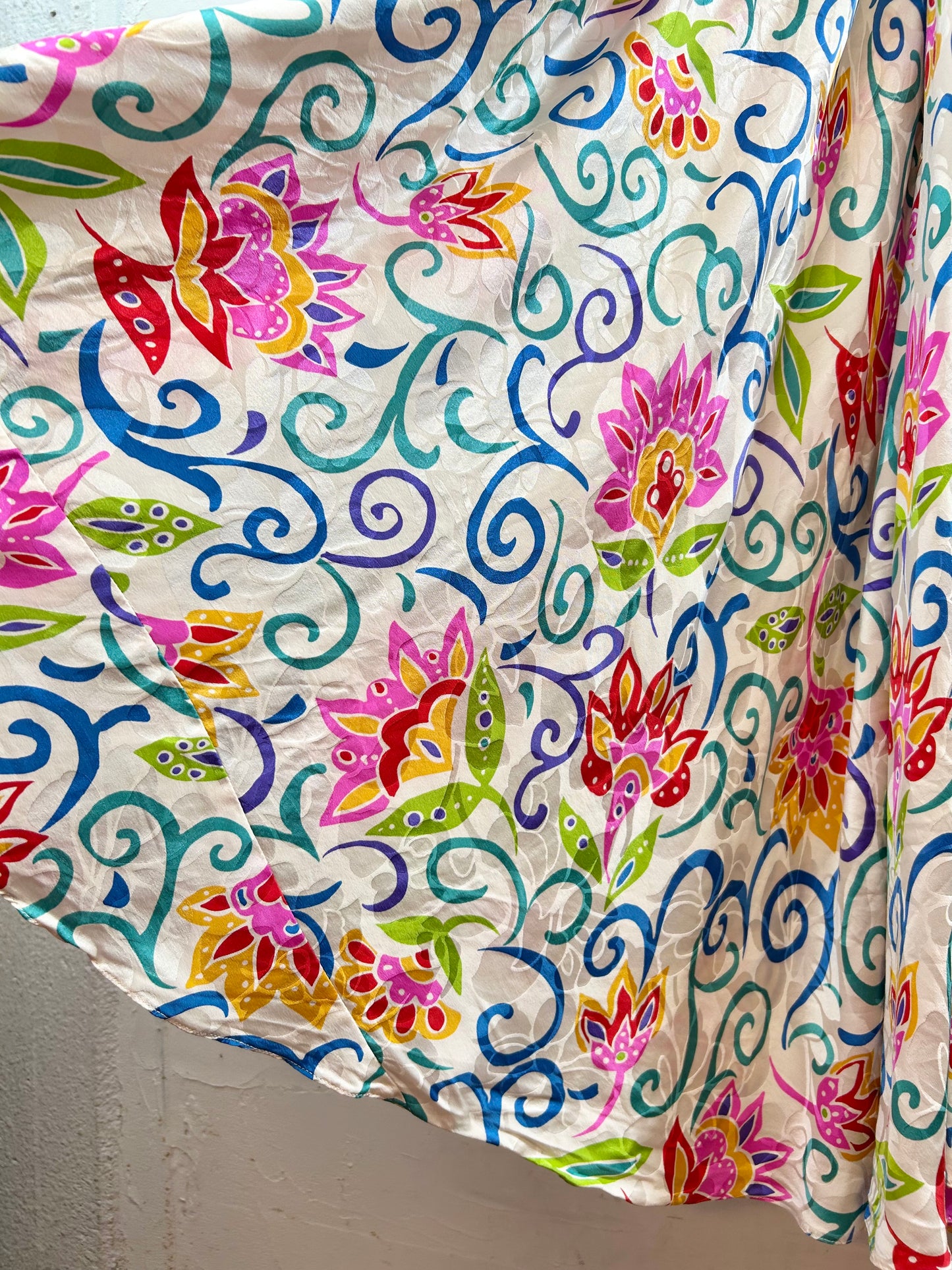 ’80s Vintage Ruffle Dress 〜Adrianna Papell〜 [D30022]