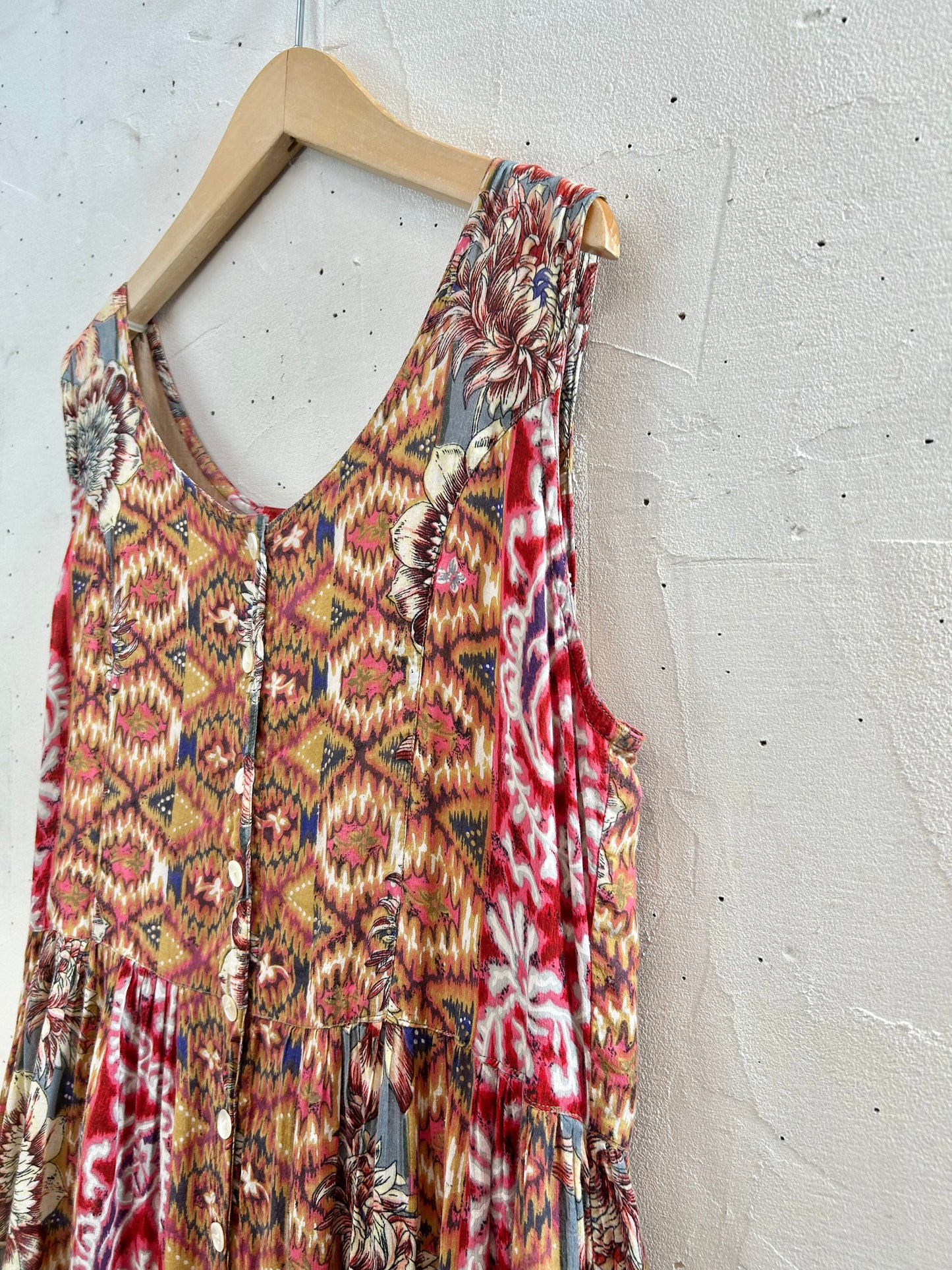 Vintage Rayon Dress 〜BILA〜[B29585]