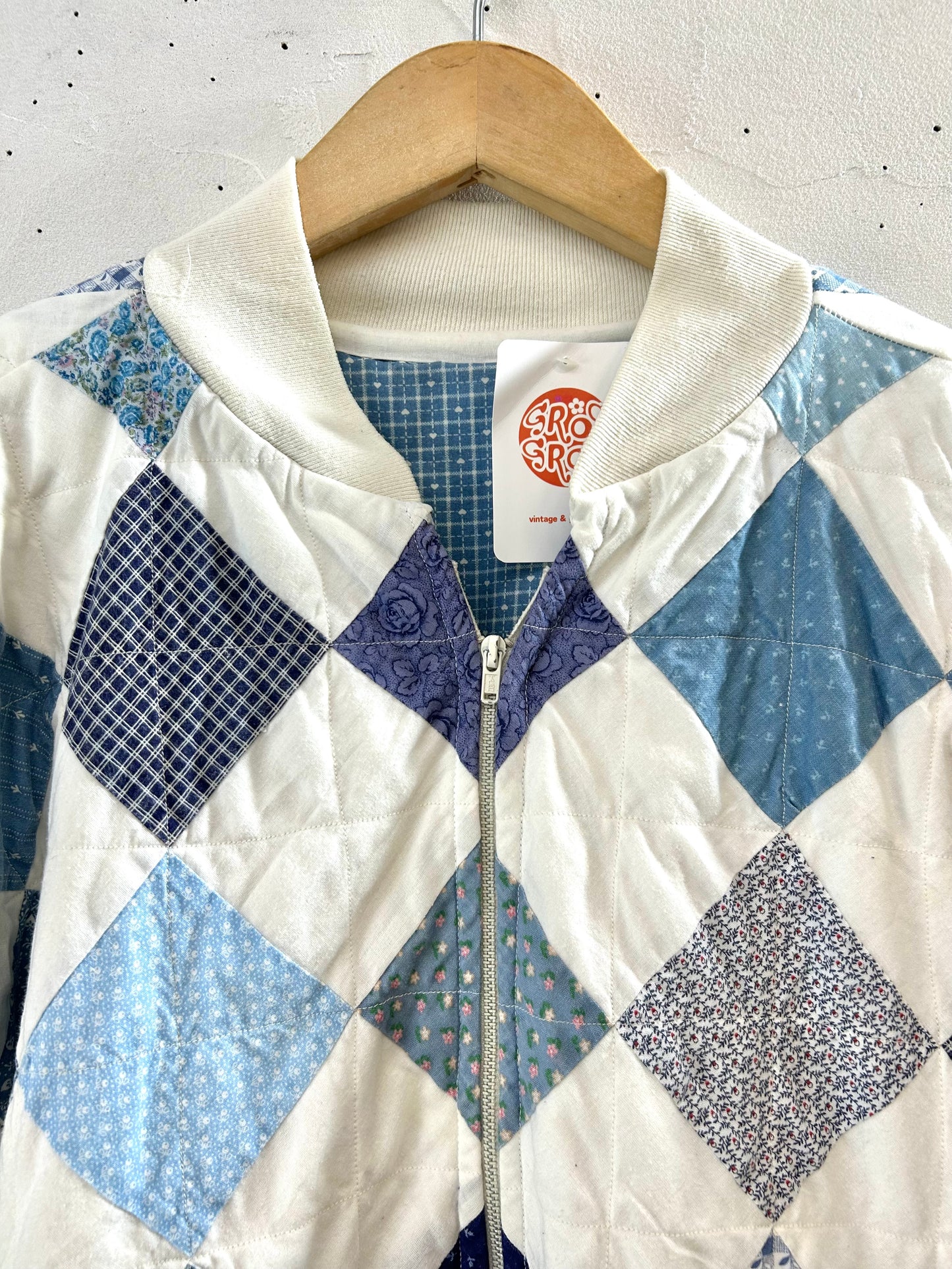 Vintage Patchwork Blouson [I28481]