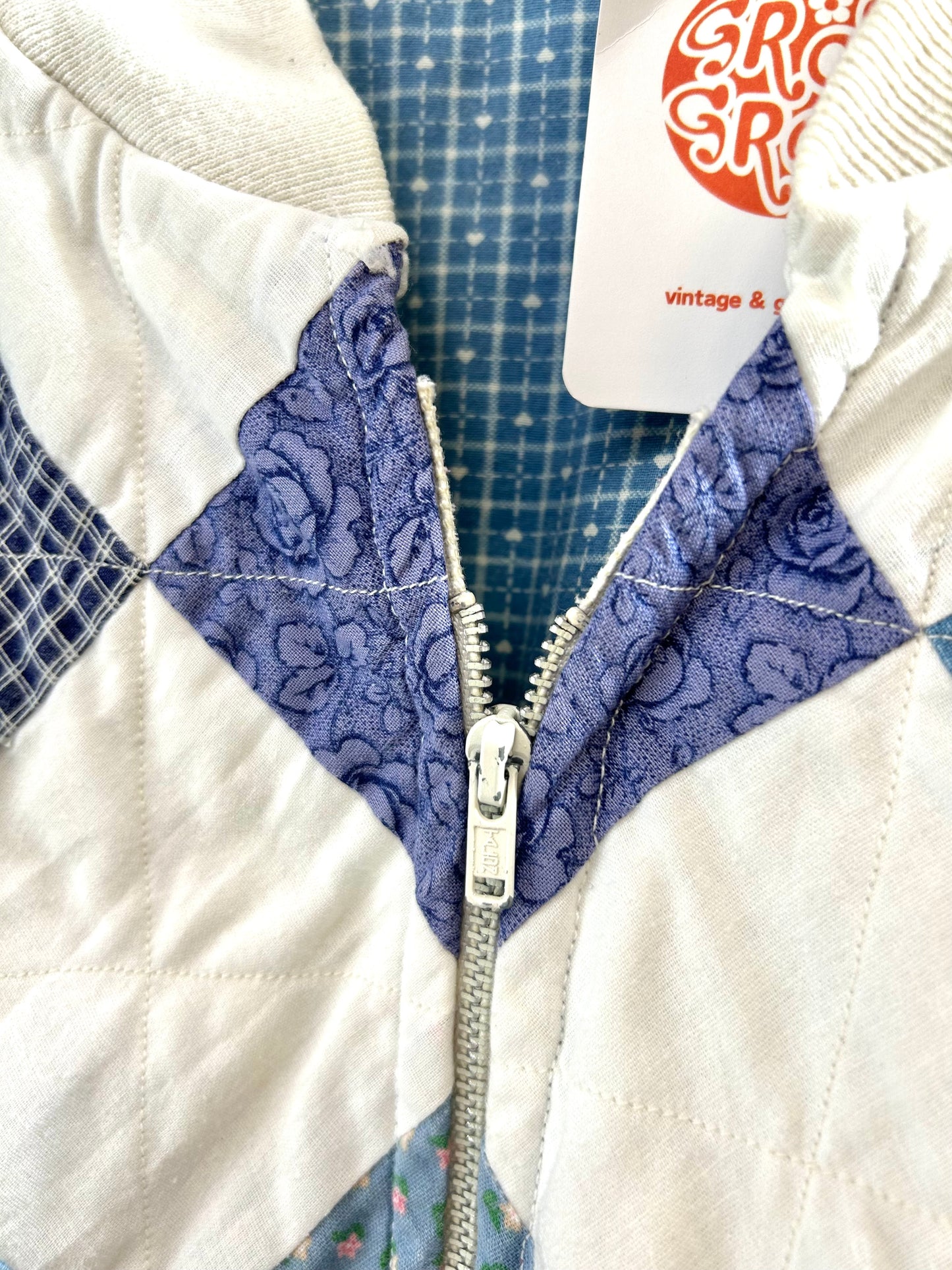 Vintage Patchwork Blouson [I28481]