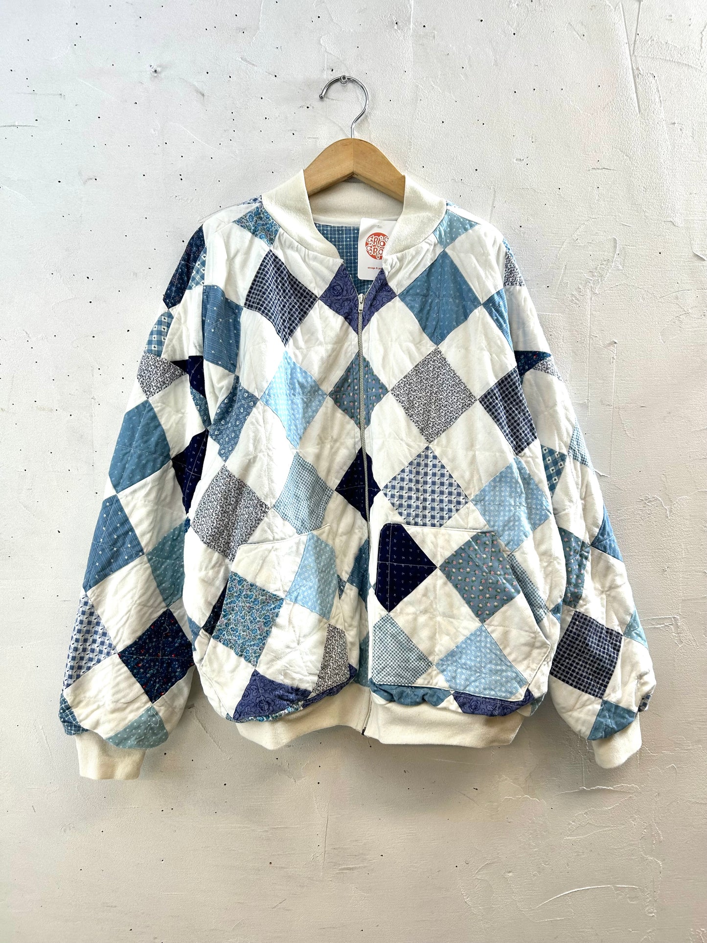 Vintage Patchwork Blouson [I28481]