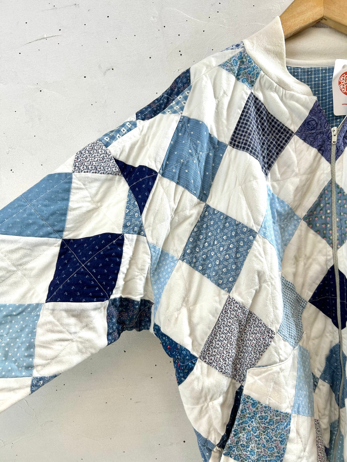 Vintage Patchwork Blouson [I28481]