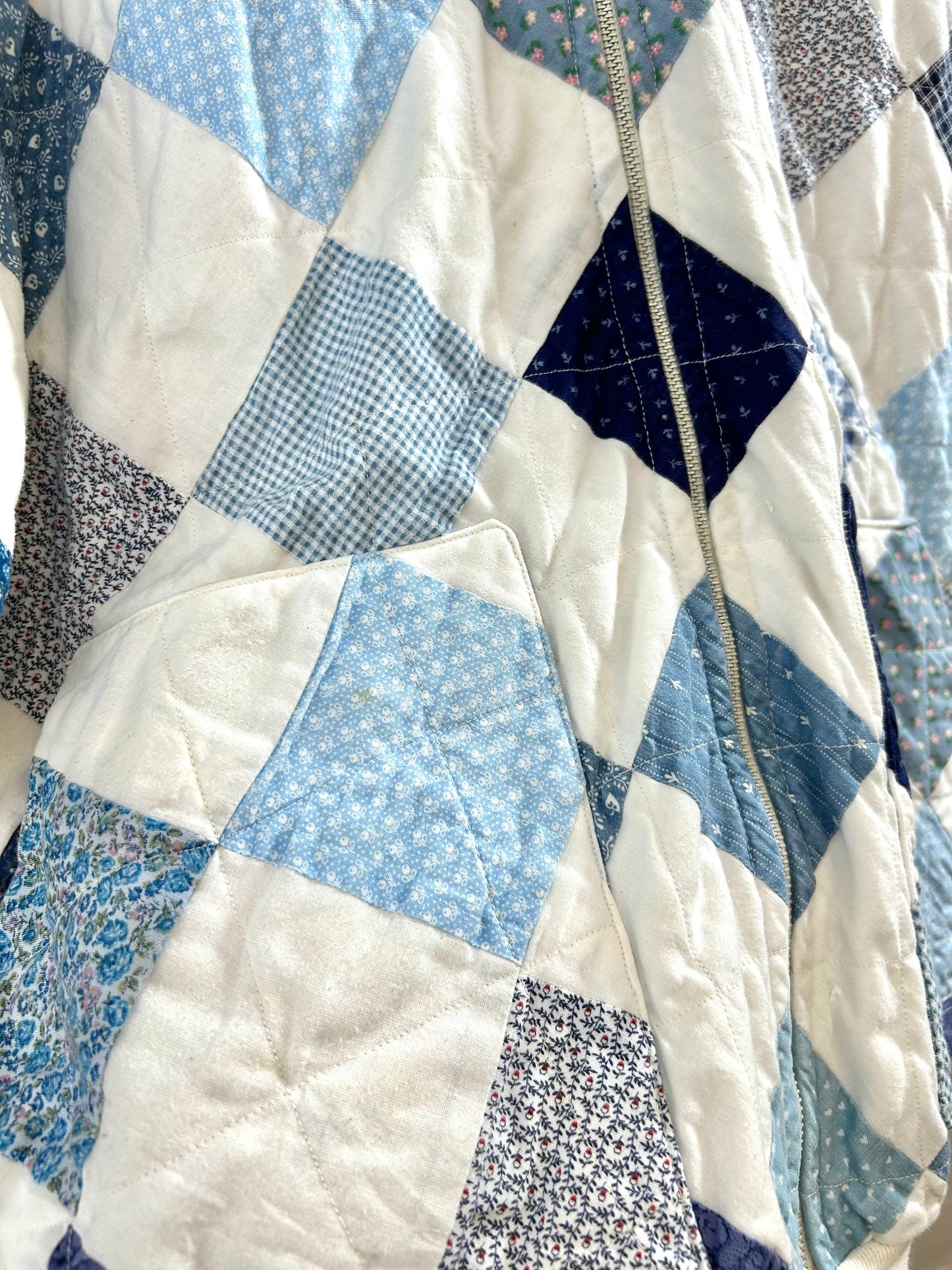 Vintage Patchwork Blouson [I28481]