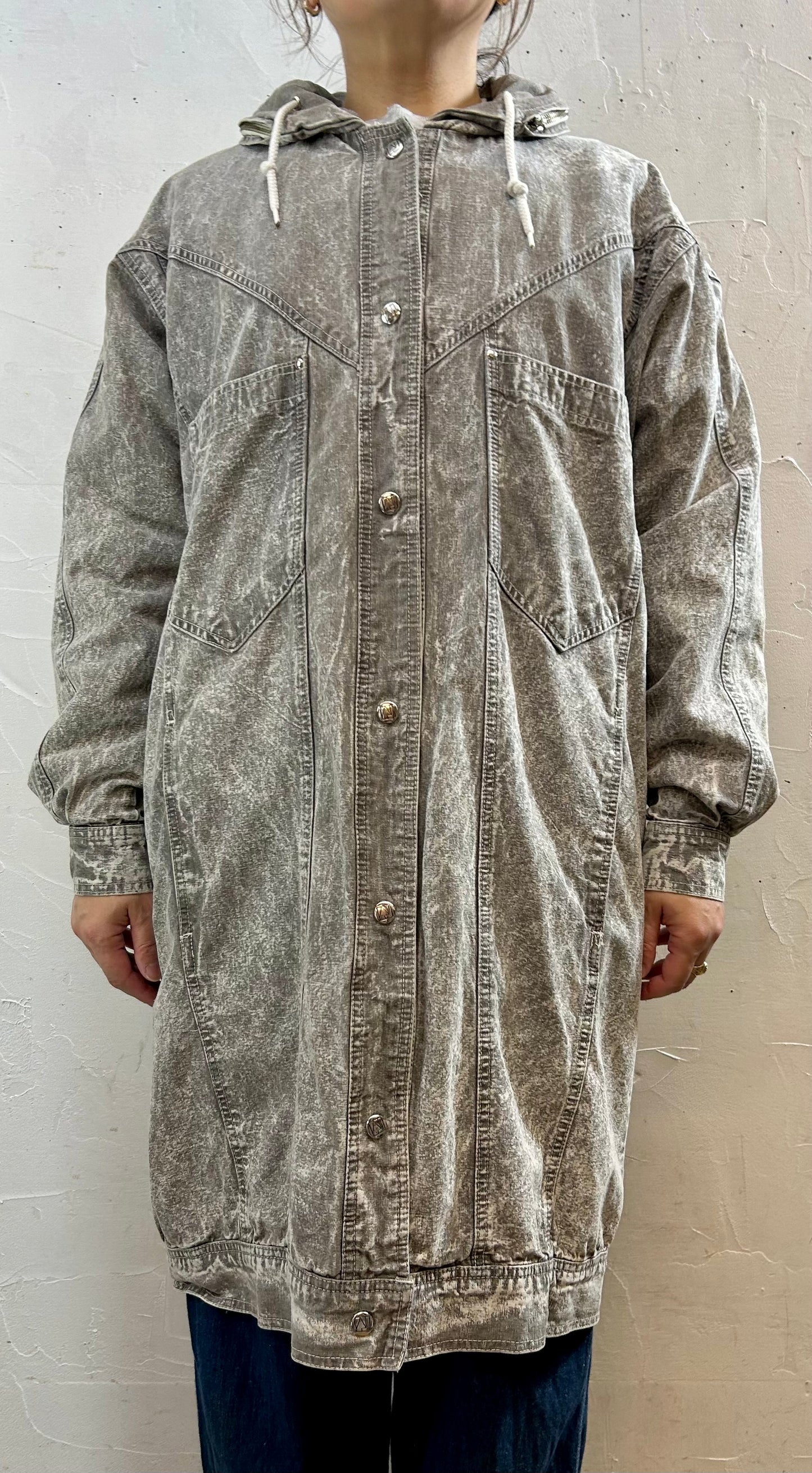 Vintage Chemical Denim Coat [J28716]