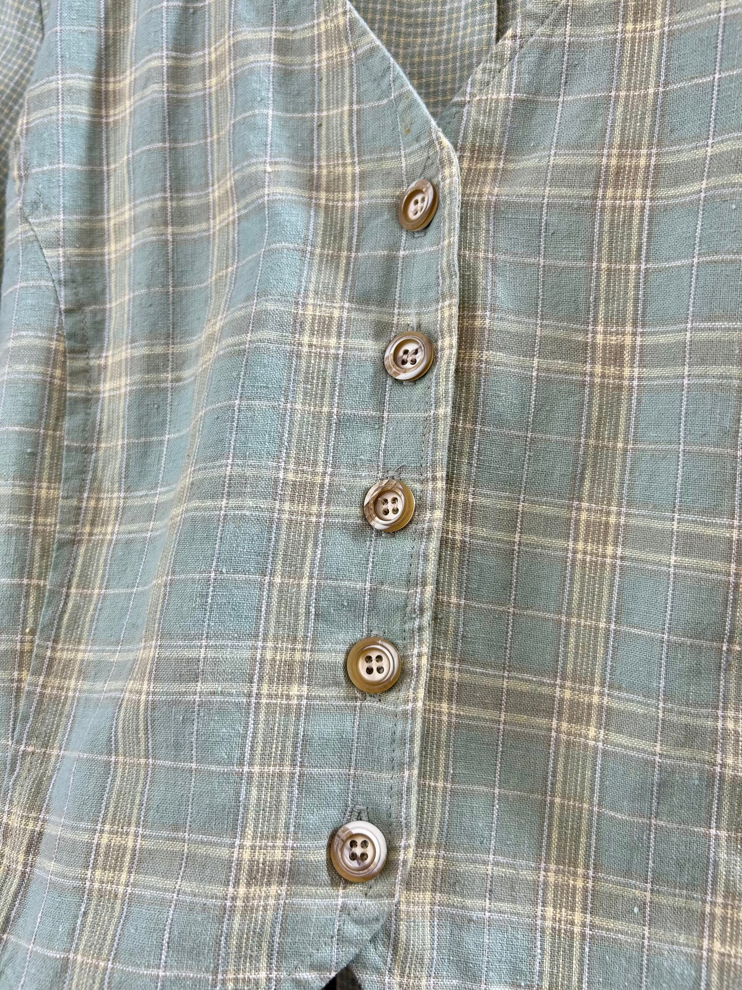 Vintage Layered Style Dress MADE IN USA [E30229]